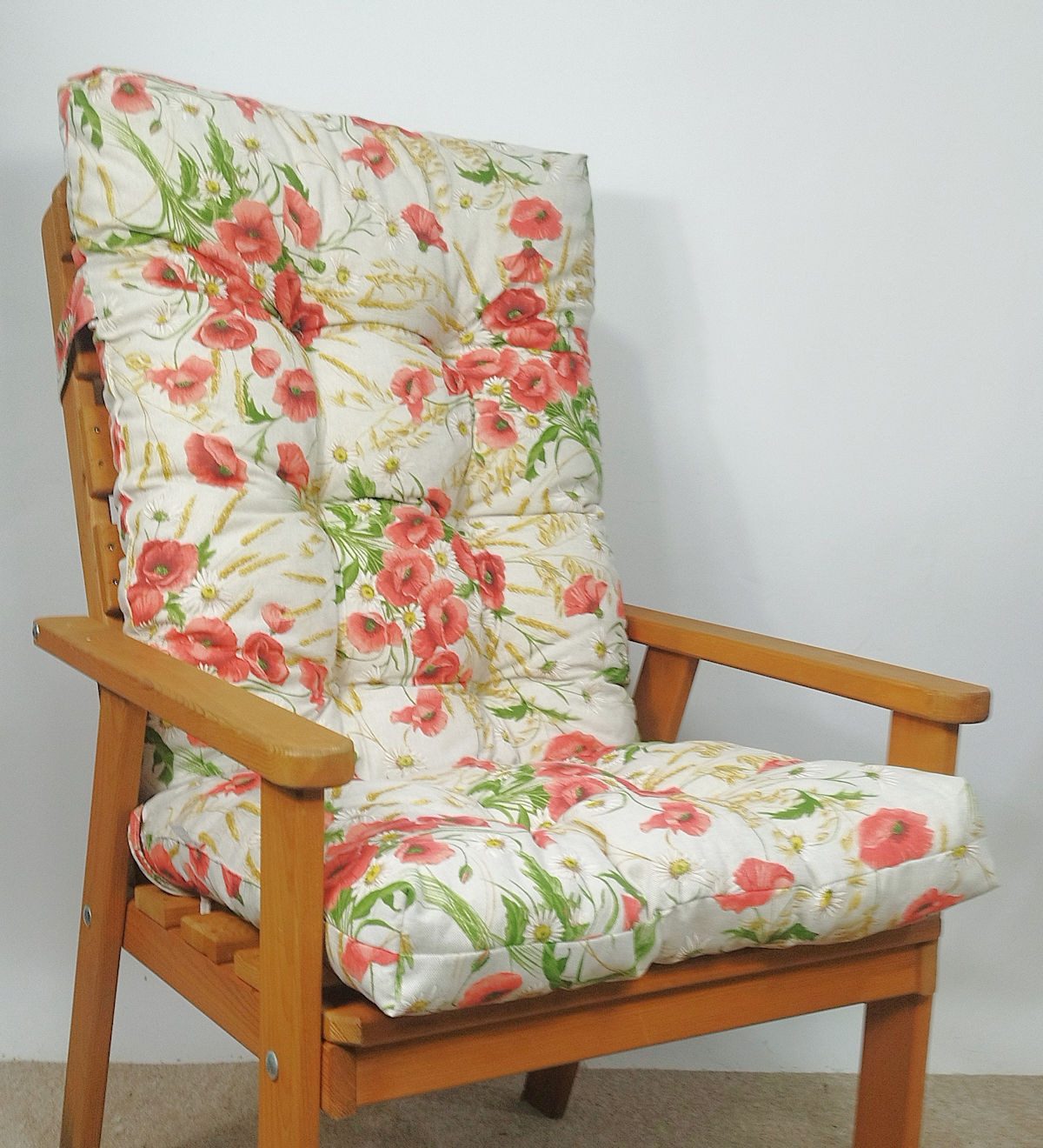 Rattani Hochlehnerauflage Polster für Gartenstuhl Gartenbank Hochlehner Auf günstig online kaufen