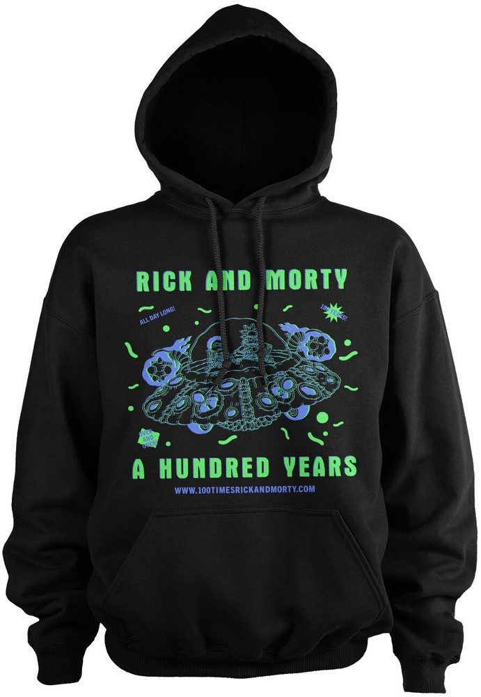 Rick and Morty Hoodie A Hundred Years Big Tall Hoodie