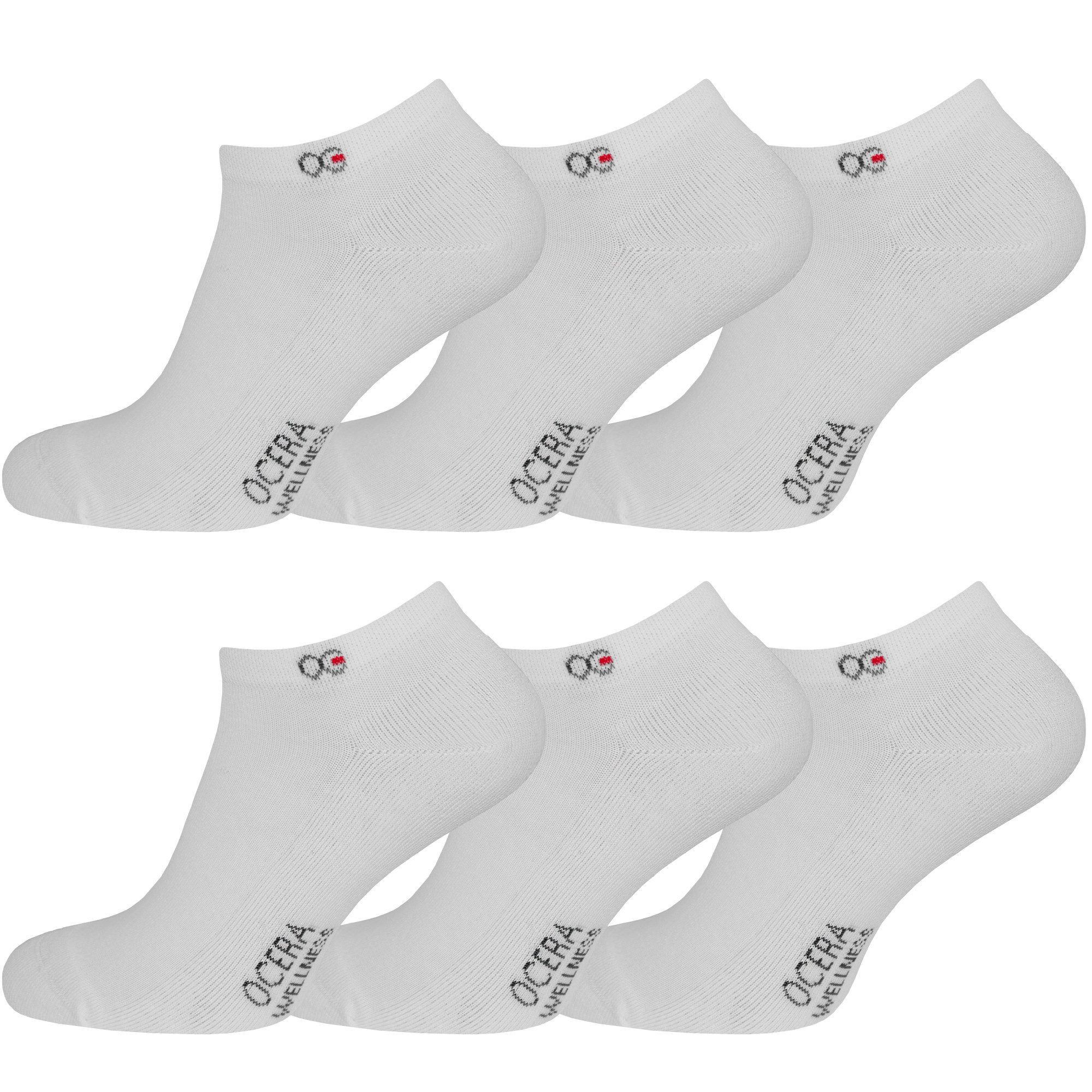 Sneakersocken Wellness Sneaker Socken mit Frotteesohle, unisex, Atmungsaktiv, 6er
