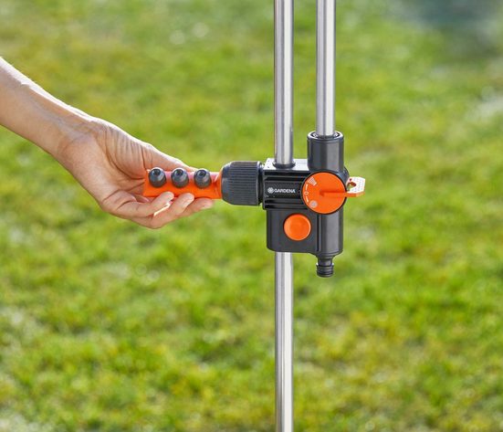 GARDENA Gartendusche »duo, 95920«, Höhe stufenlos verstellbar