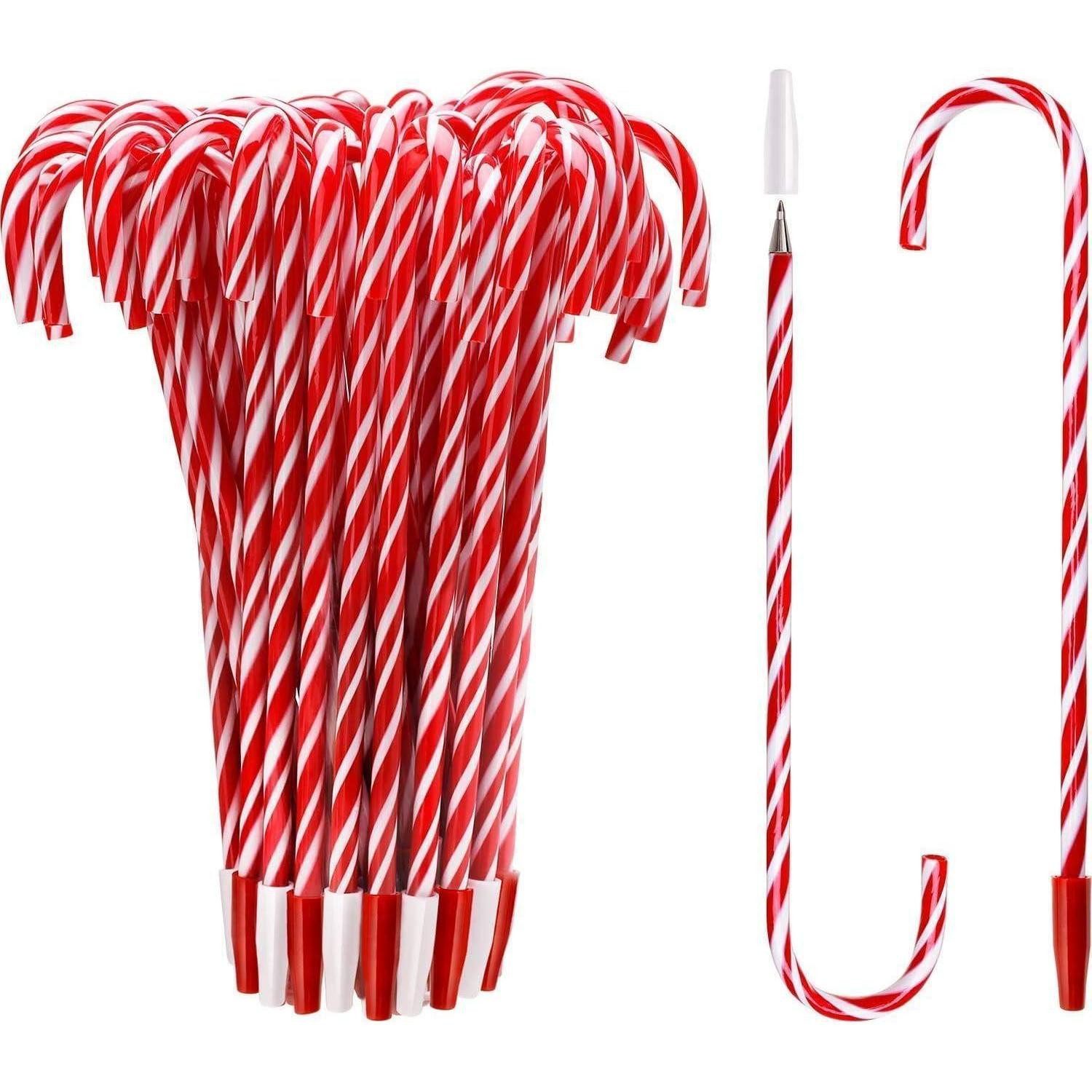 LuxusKollektion Kugelschreiber Weihnachts Zuckerstange Stifte 60er Set 19cm