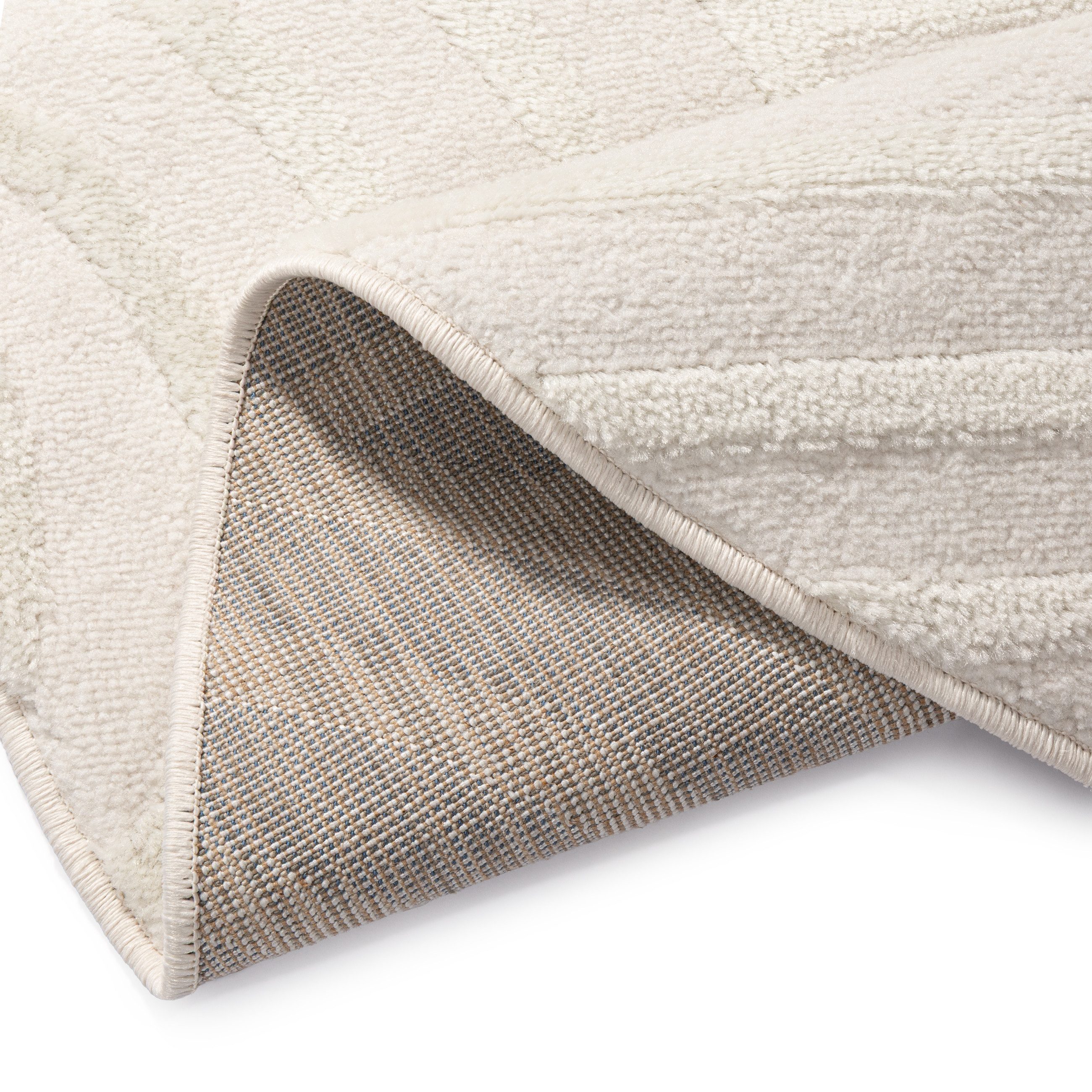 Tapiso Teppich HYGGE, rund, Höhe: 9 mm, Wohnzimmer, Schlafzimmer, pflegeleicht
