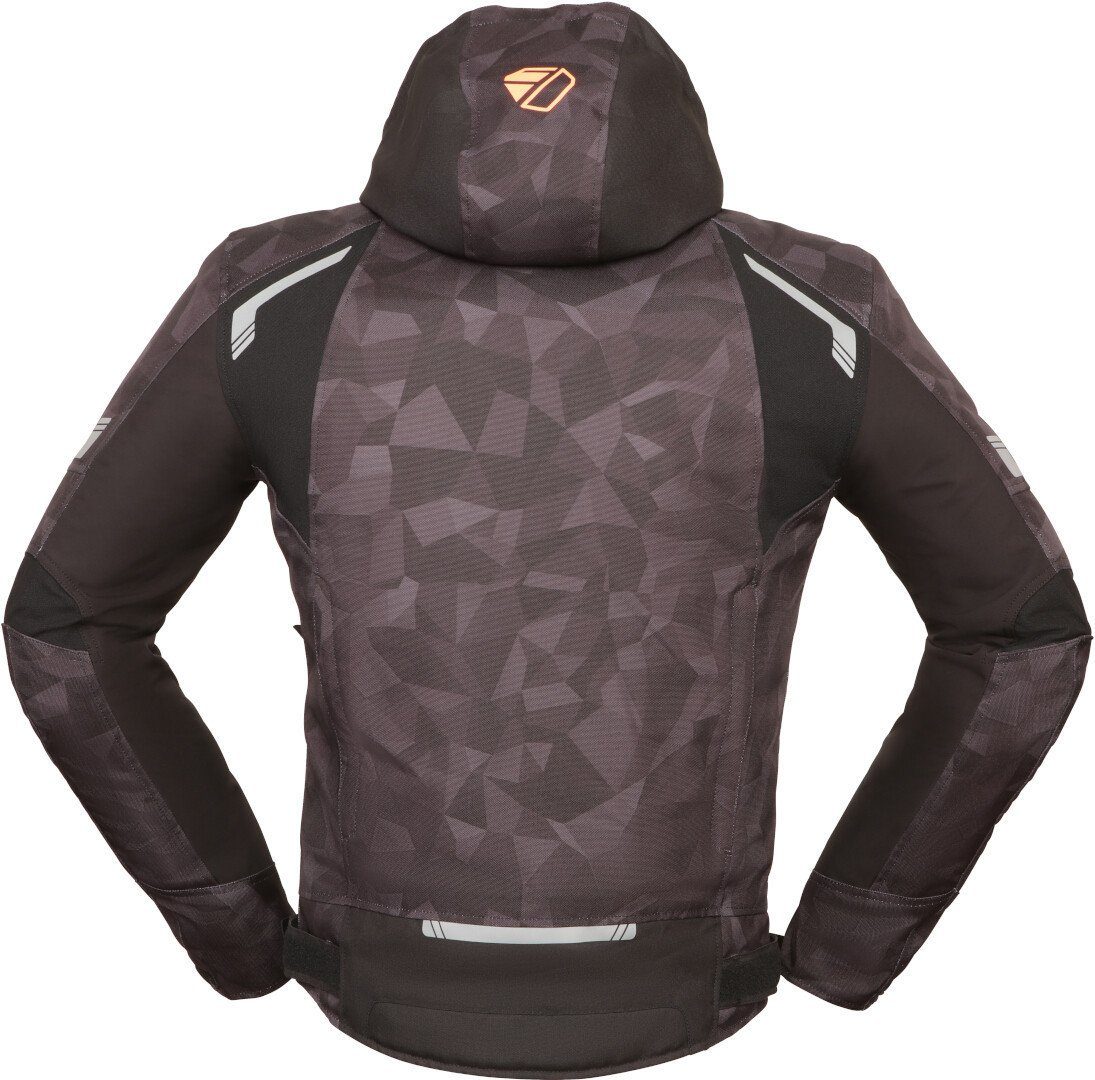 Modeka Motorradjacke Jakson Motorrad Textiljacke Rückenprotektor enthalten,herausnehmbare Membrane