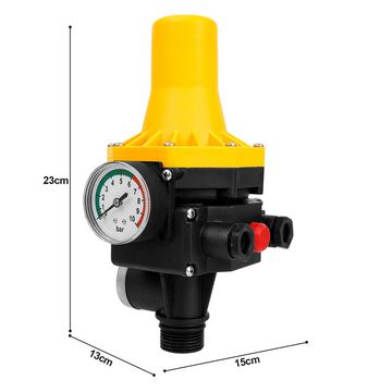 Randaco Wasserpumpe Pumpensteuerung ohne Kabel Druckregler Pumpenschalter Presscontrol