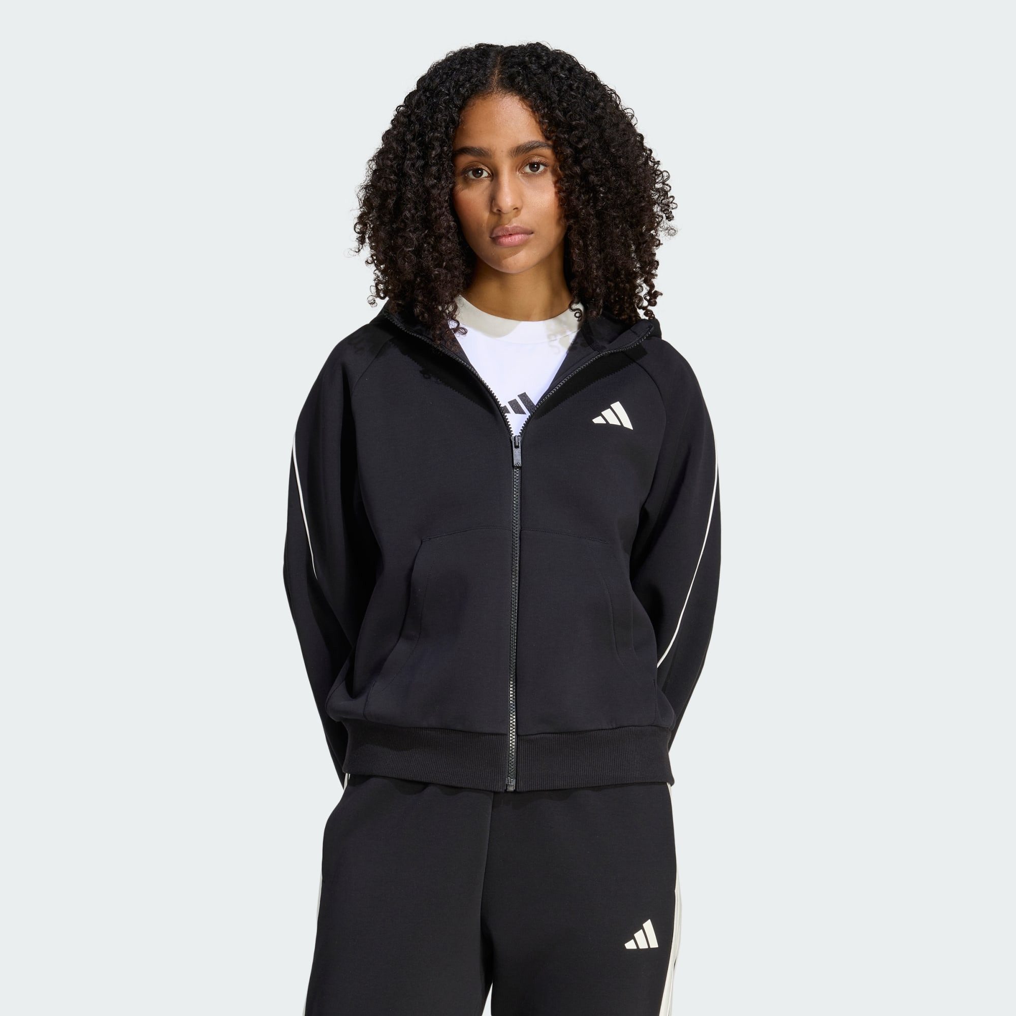 adidas Sportswear Funktionsjacke STADIUM SMALL LOGO KAPUZENJACKE (1-St)