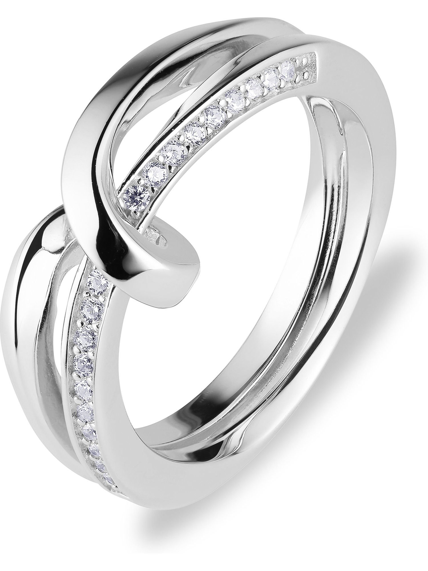 JETTE Silberring, Zirkonia, synthetisch günstig online kaufen