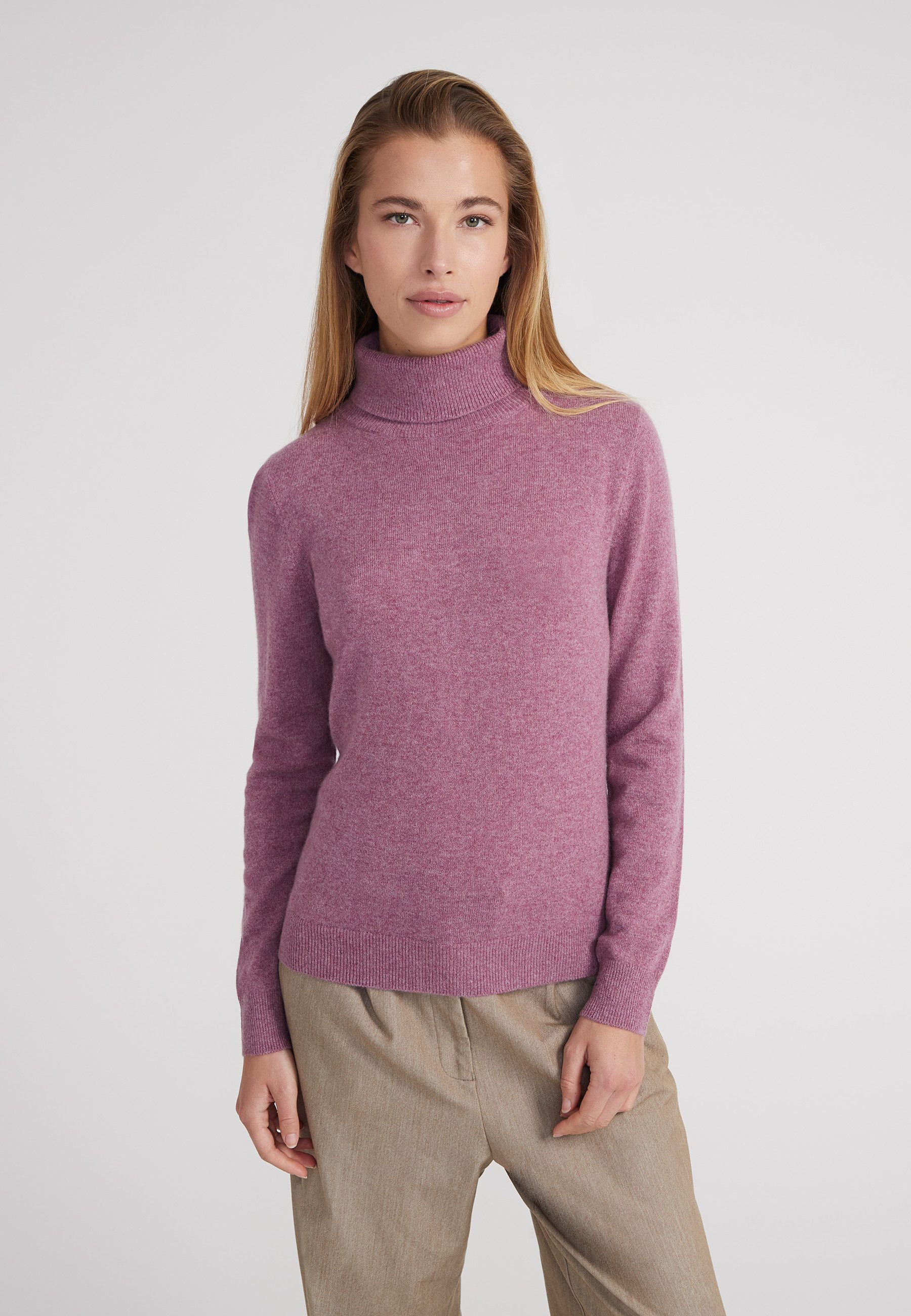 Style & Republic Kaschmirpullover Rollkragenpullover Slim Fit aus 100% Kasc günstig online kaufen