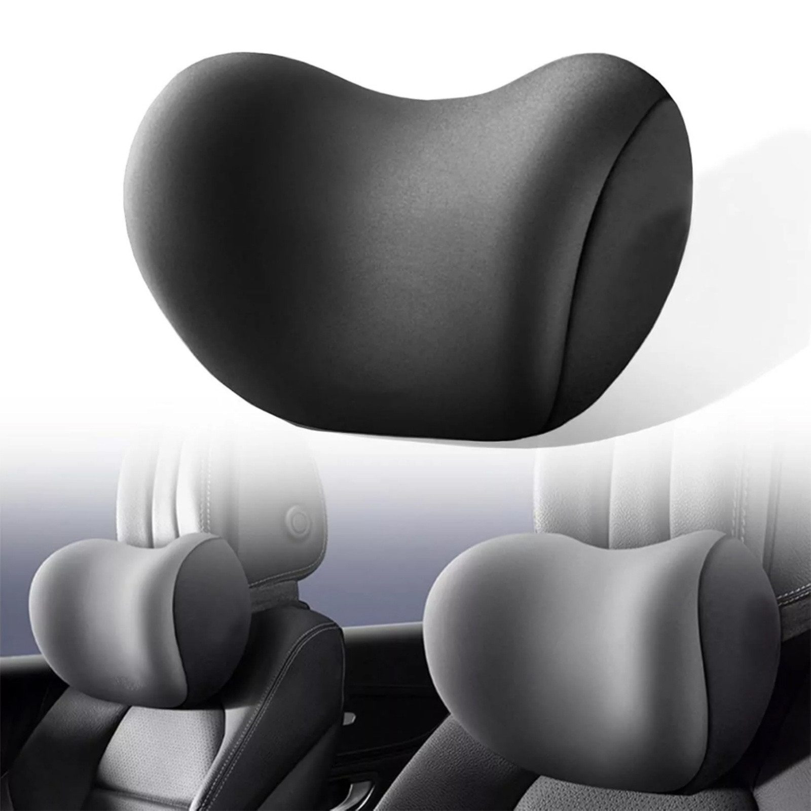 REDOM Autokopfstütze Ergonomisches Memory-Schaum Nackenkissen Schulterkissen, (mit verstellbarer Schnalle, 1-St., ergonomische Nackenstütze,atmungsaktiv pflegeleicht Verspannungslöser), ideal für Auto Büro Gaming oder Schreibtischstuhl usw.