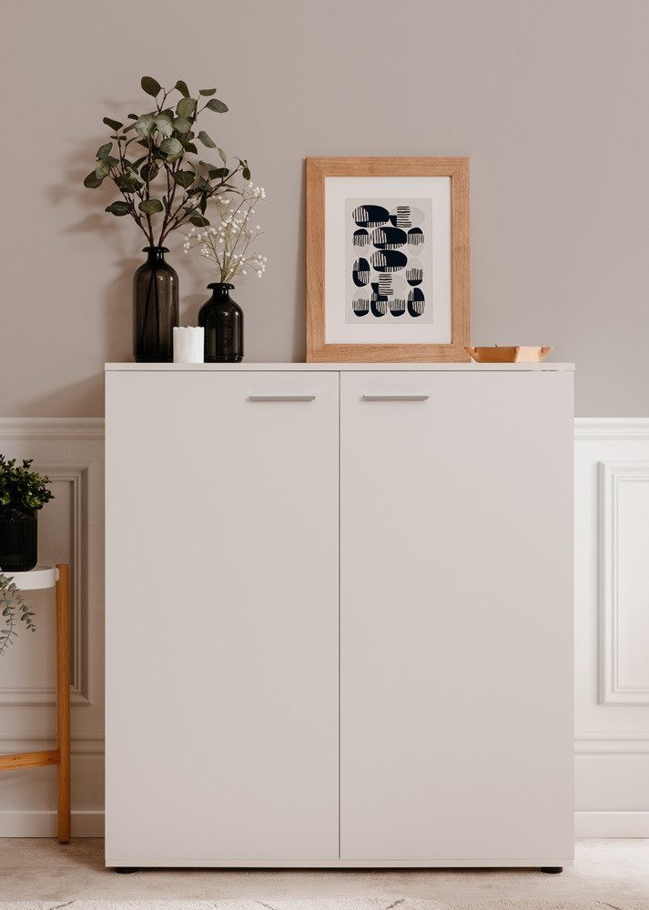 Finori Schuhschrank in weiß - 100x110x34cm (BxHxT) günstig online kaufen