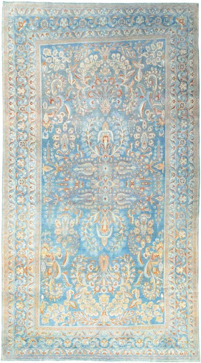 Orientteppich Hamadan Patina 264x485 Handgeknüpfter Orientteppich / Perserteppich, Nain Trading, rechteckig, Höhe: 8 mm