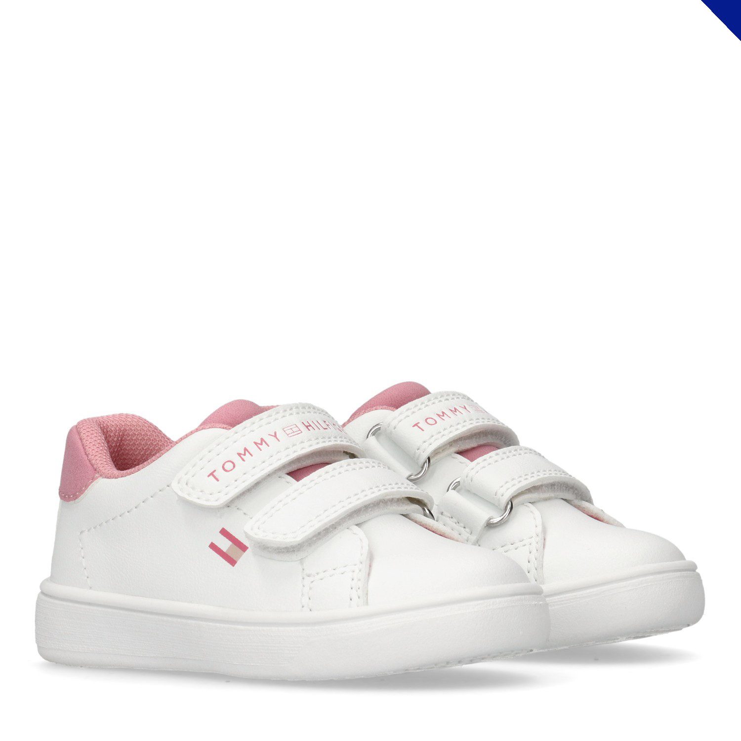 Tommy Hilfiger Sneaker Klettschuh, Freizeitschuh mit Logoverzierung