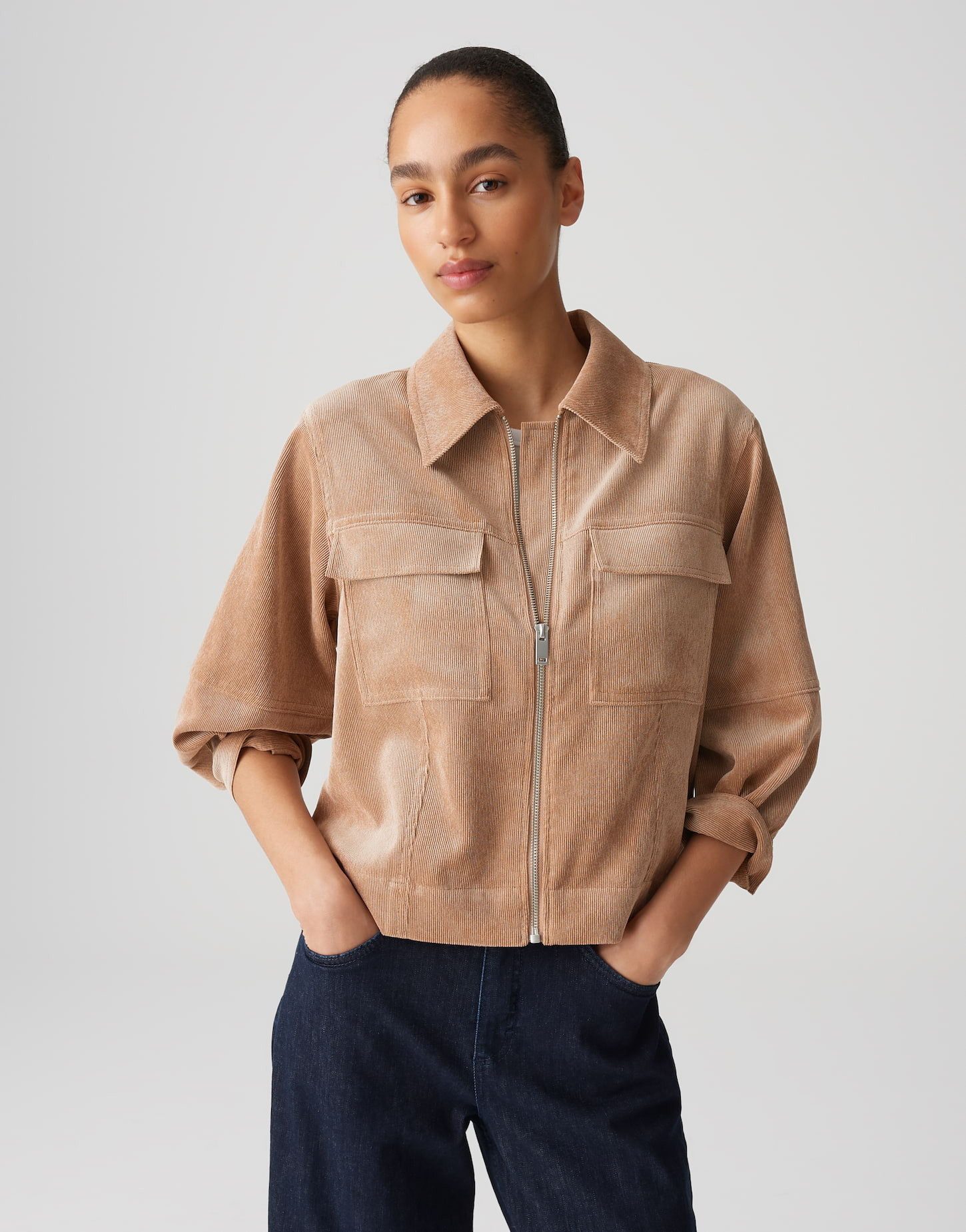 OPUS Kurzjacke HAMONI aus Feincord günstig online kaufen