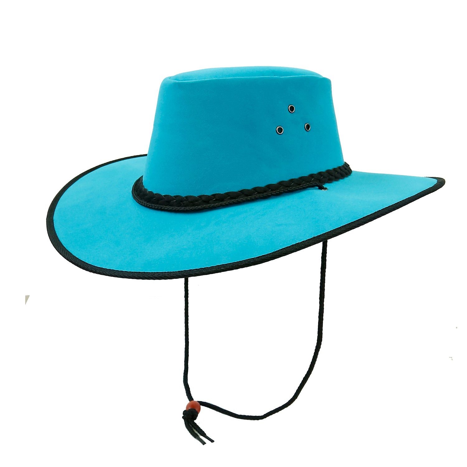 Outbacker Cowboyhut Kinder Cowboyhut in Wildleder-Optik mit Belüftung und UPF 50+ Kinnband inklusive