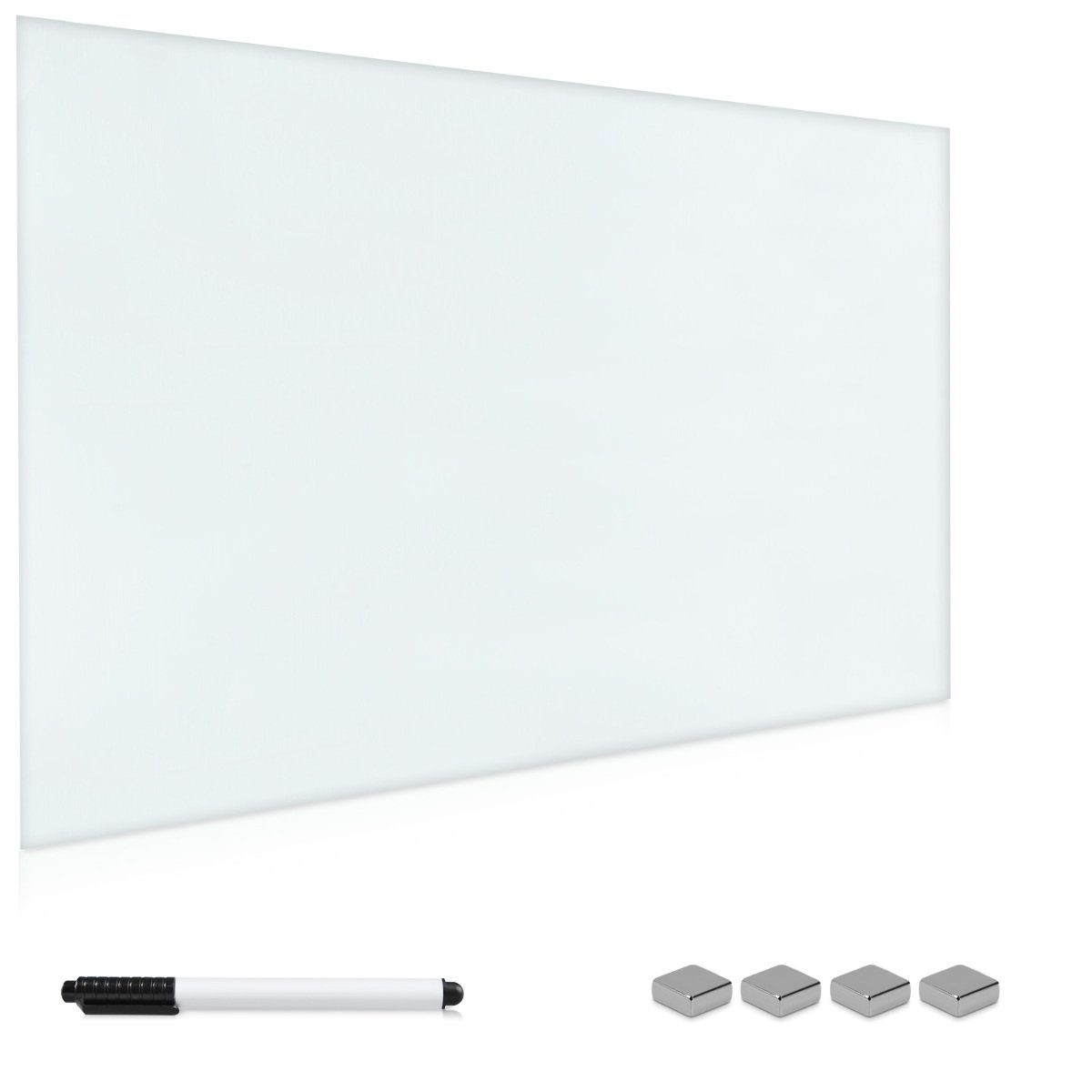 Navaris Magnettafel Magnettafel aus Glas - 60x40 cm - inkl. Magnete/Stift/H günstig online kaufen