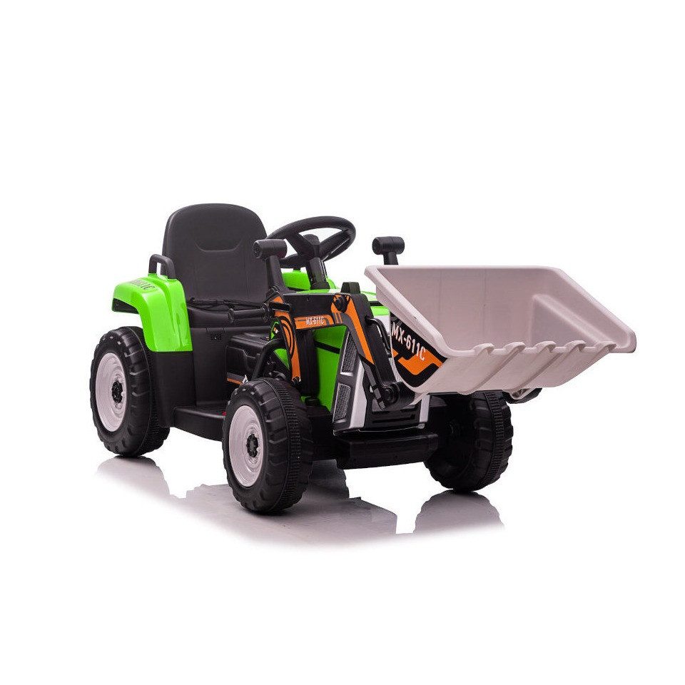 ES-Toys Elektro-Kinderauto Elektro Kinderauto Auto Bagger mit Fernsteuerung 12V