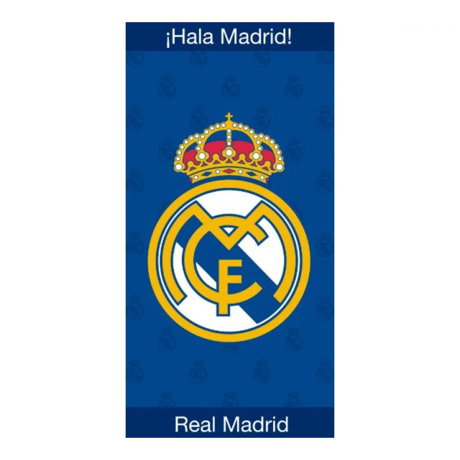 Real Madrid Strandtuch Blau Badetuch Handtuch Baumwolle 70 × 140 cm, (Packung)