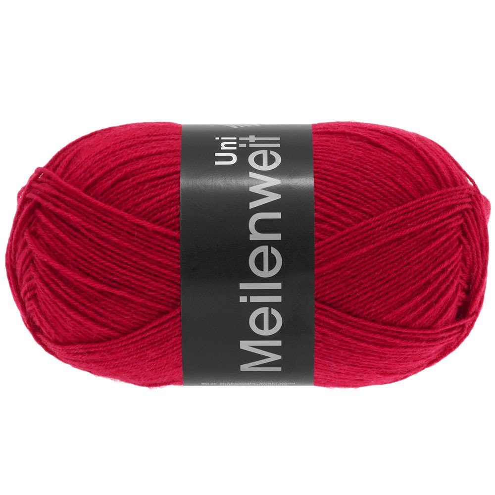 LANA GROSSA MEILENWEIT 100 g UNI Häkelwolle, 420 m (4-fach Sockenwolle in 25 Uni-Farben), 100 g