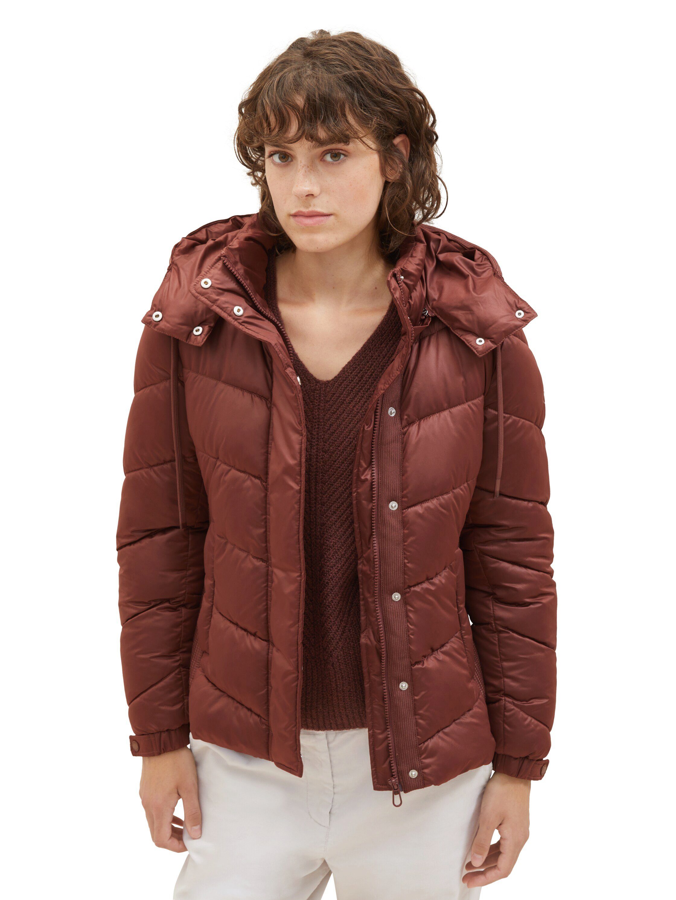 TOM TAILOR Steppjacke mit recyceltem Polyester raisin