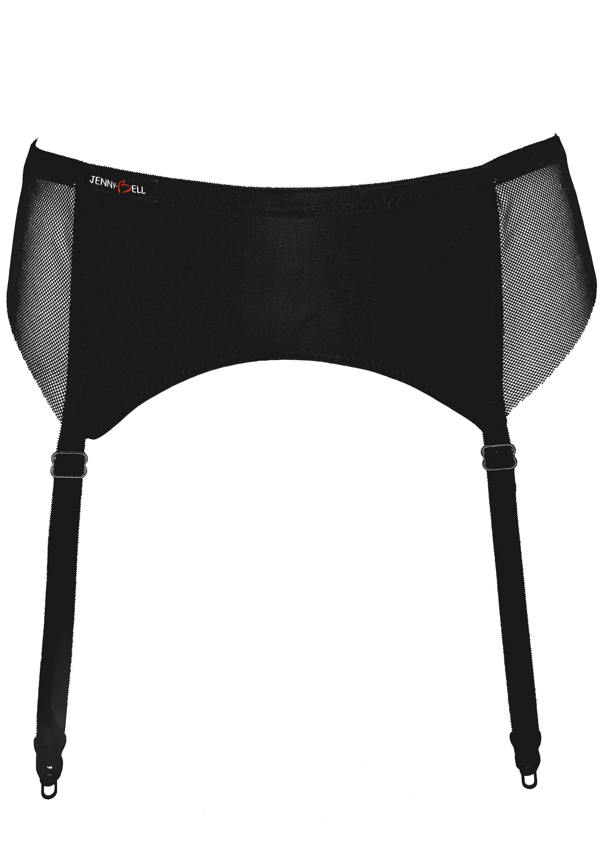 Strumpfhalter Transparency Strumpfgürtel schwarz