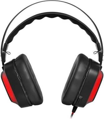 Genesis ARGON 720 (7.1) kabelgeb. schwarz/rot Gaming-Headset (Freisprechfunktion, Mikrofon abnehmbar, Rauschunterdrückung)