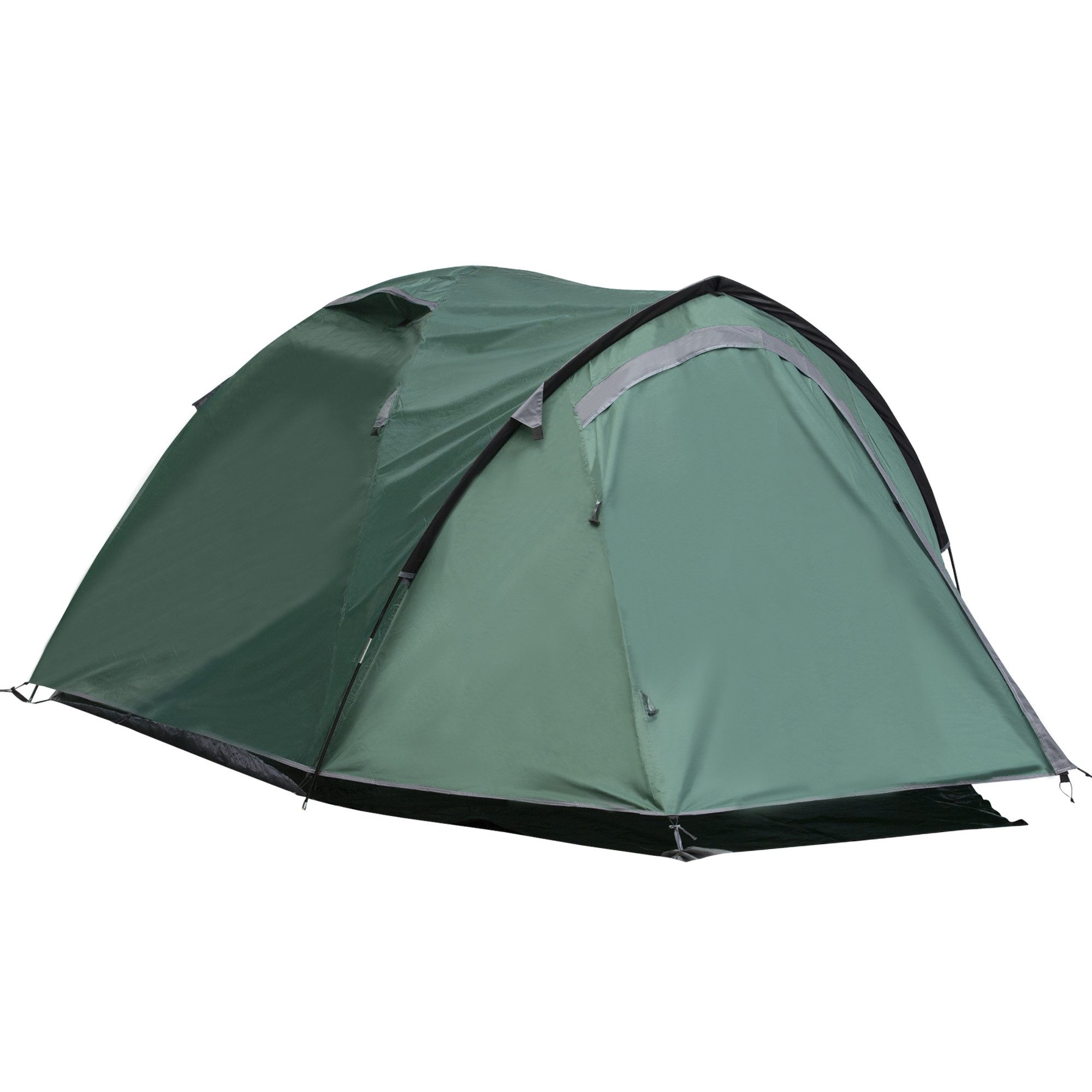 Kuppelzelt Zelt für 2 Personen 190T Campingzelt mit Heringen Glasfaser