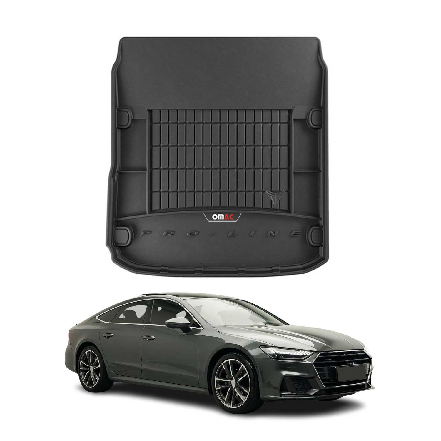 Kofferraummatte OMAC Gummi Kofferraumwanne für Audi A7 C8 Sportback 2018-2025