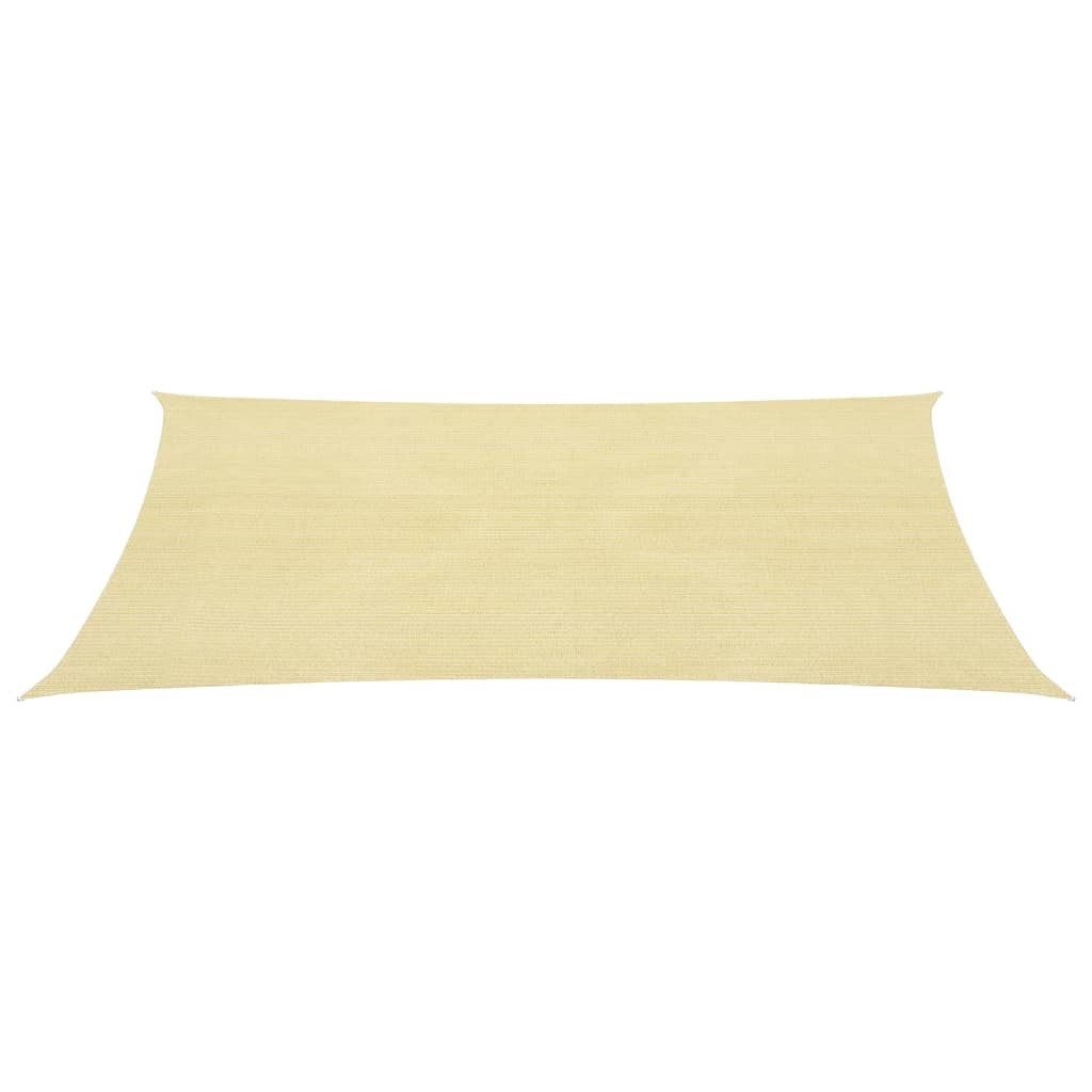 Thumbnail - vidaXL Sonnensegel, Sonnenschirm HDPE Rechteckig 2x4 m Beige