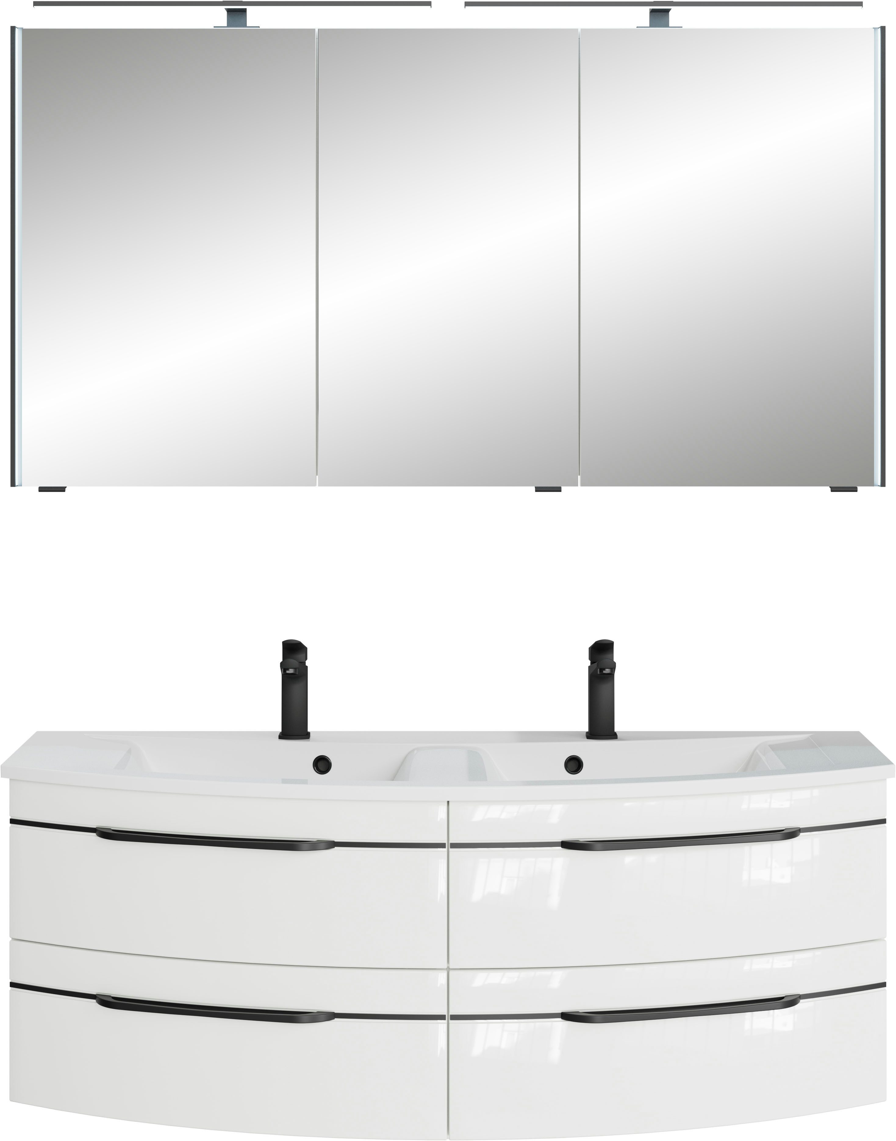 Saphir Badmöbel-Set Badezimmer-Set 133,2 cm breit, günstig online kaufen