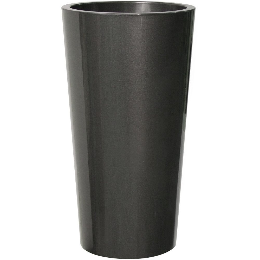 GAUTZSCH Übertopf in anthrazit, Polypropylen - 33x61x33x33cm (BxHxTxD)