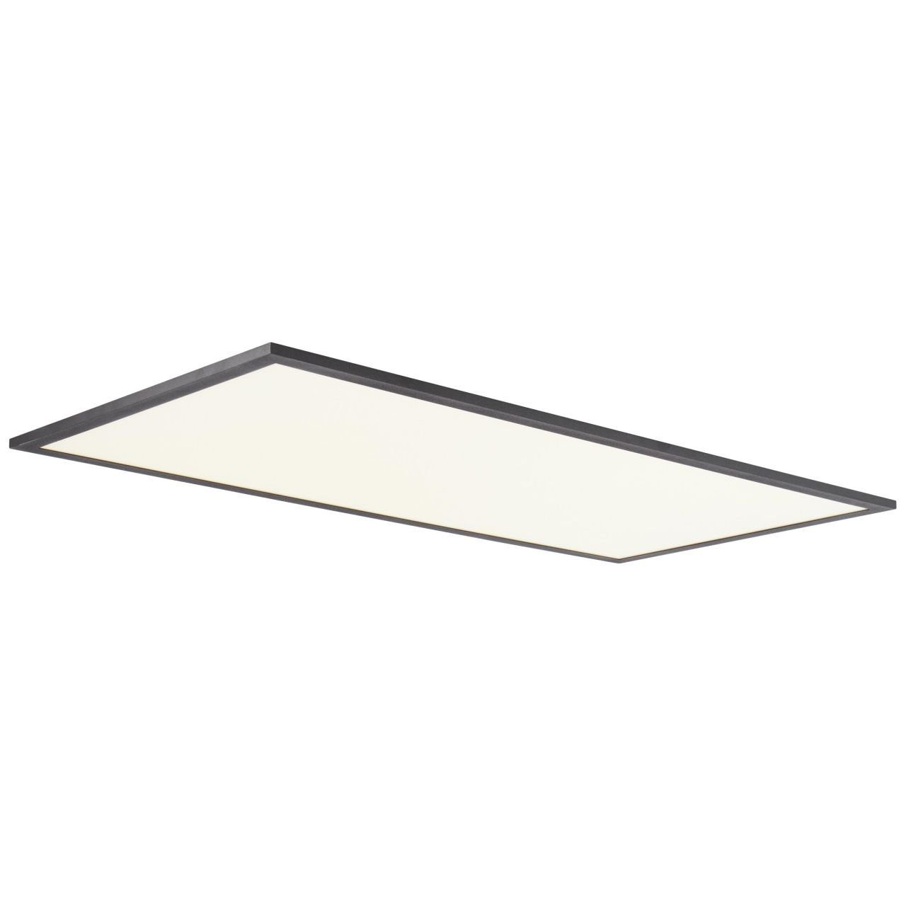 Brilliant Aufbauleuchte Jacinda, 2700-6200K, 1x Lampe, LED schwarz, LED Deckenaufbau-Paneel sand möglich Jacinda auch 80x40cm über Wandschalter in, Memoryfunktion