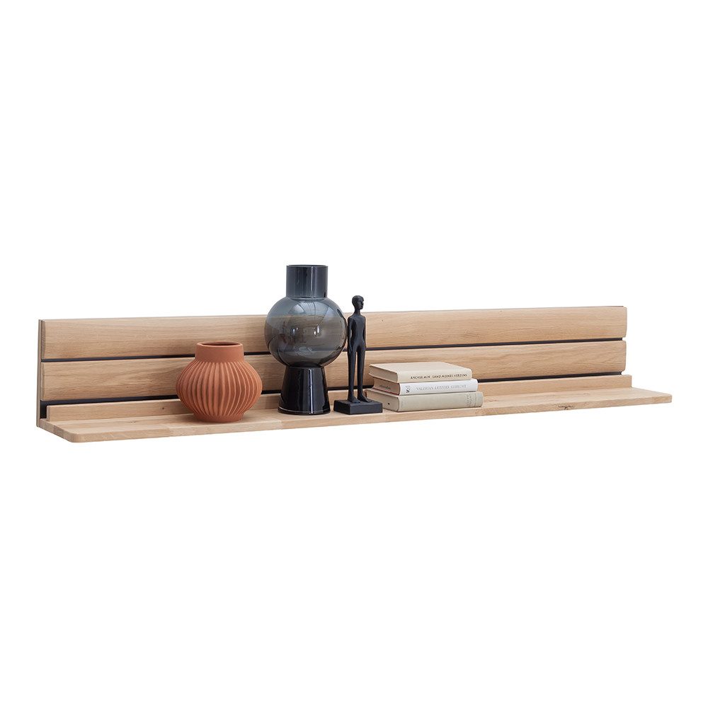 Lomadox Wandregal GALWAY-05, Wandboard 150cm, Eiche massiv geölt