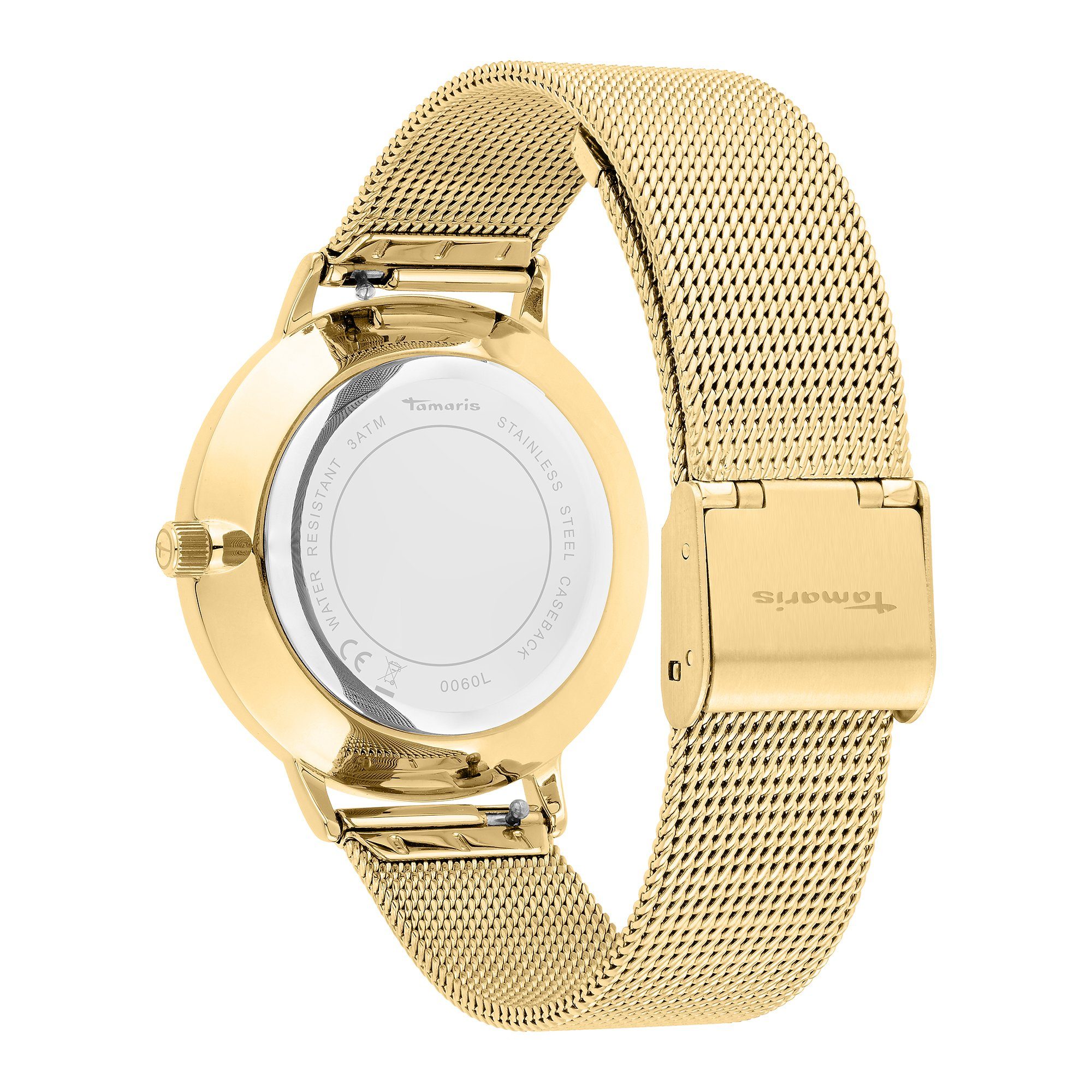 Tamaris Quarzuhr The Modern Classic Edelstahl