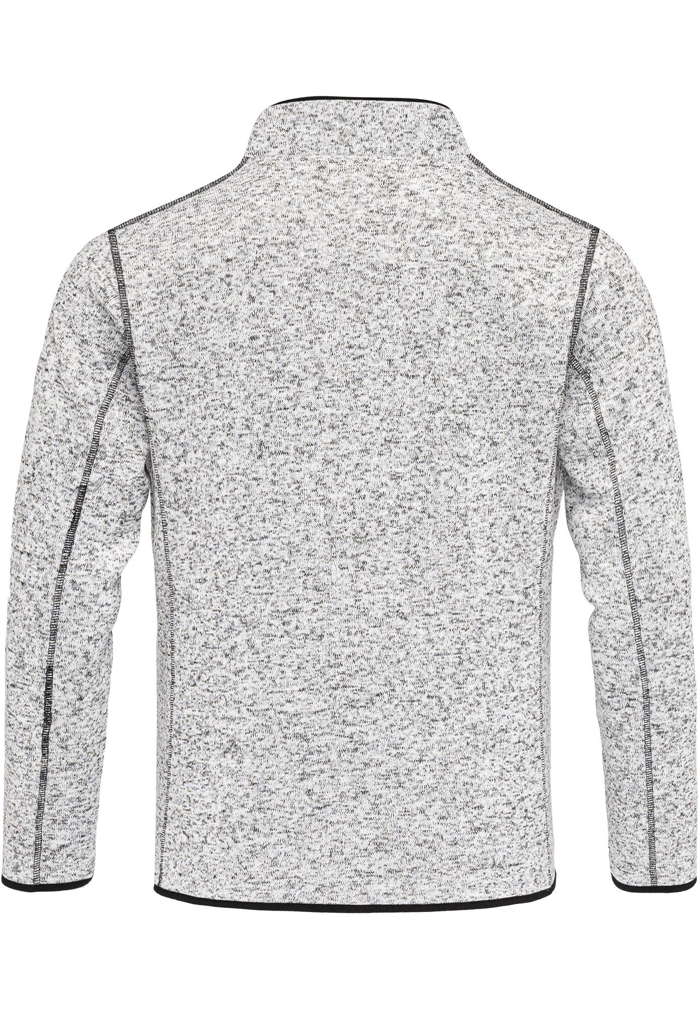 Amaci&Sons Fleecejacke VISALIA Fleecejacke Herren Strickfleece Sweatjacke Z günstig online kaufen