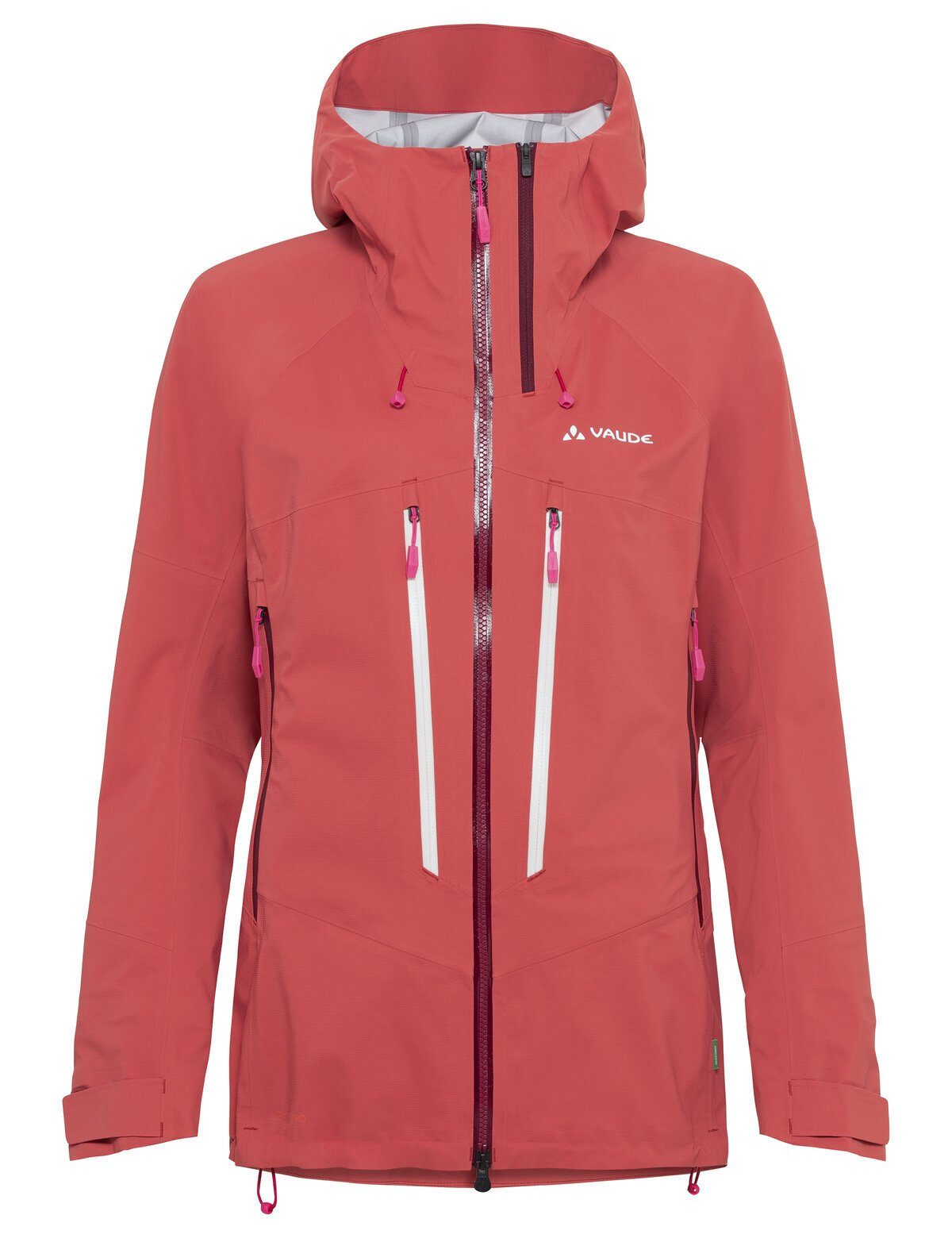 VAUDE Outdoorjacke Women's Monviso 3L Jacket (1-St) Klimaneutral kompensiert brick