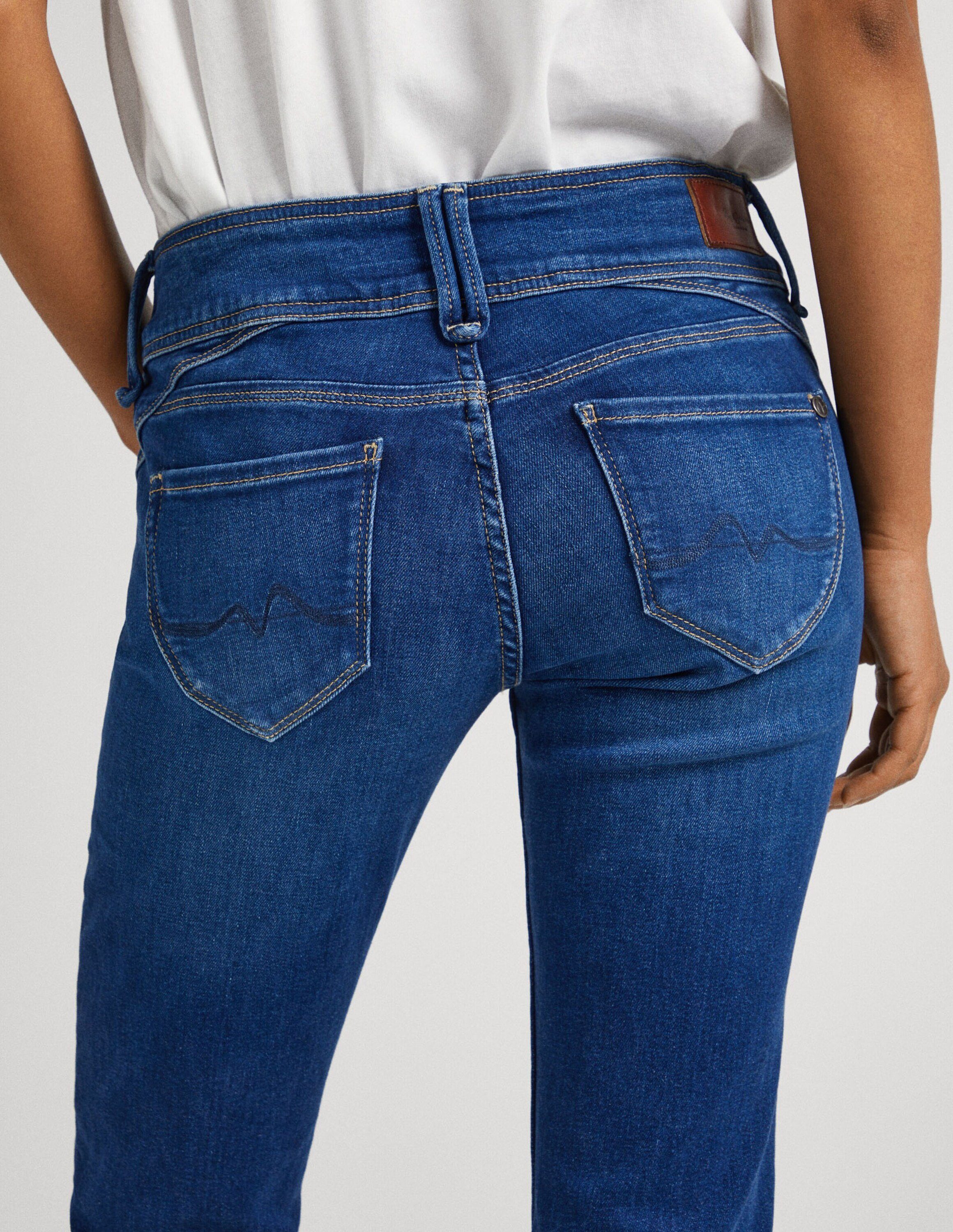 (1-tlg) Details Jeans NEW Pepe Regular-fit-Jeans GEN Plain/ohne