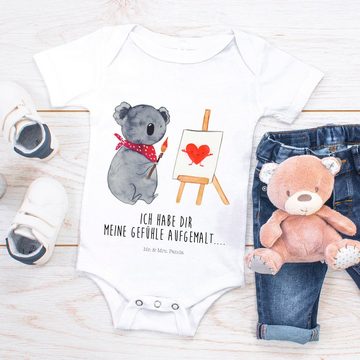 Mr. & Mrs. Panda Strampler 12. bis 18. Monat Koala Künstler - Transparent - Geschenk, Babykleidu (1-tlg)