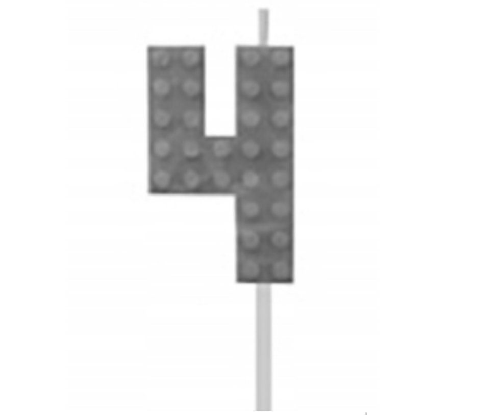 Festivalartikel Geburtstagskerze Pixie-Kerzen Nummern: 4 Свічки Geburtstag Geburtstagskerze