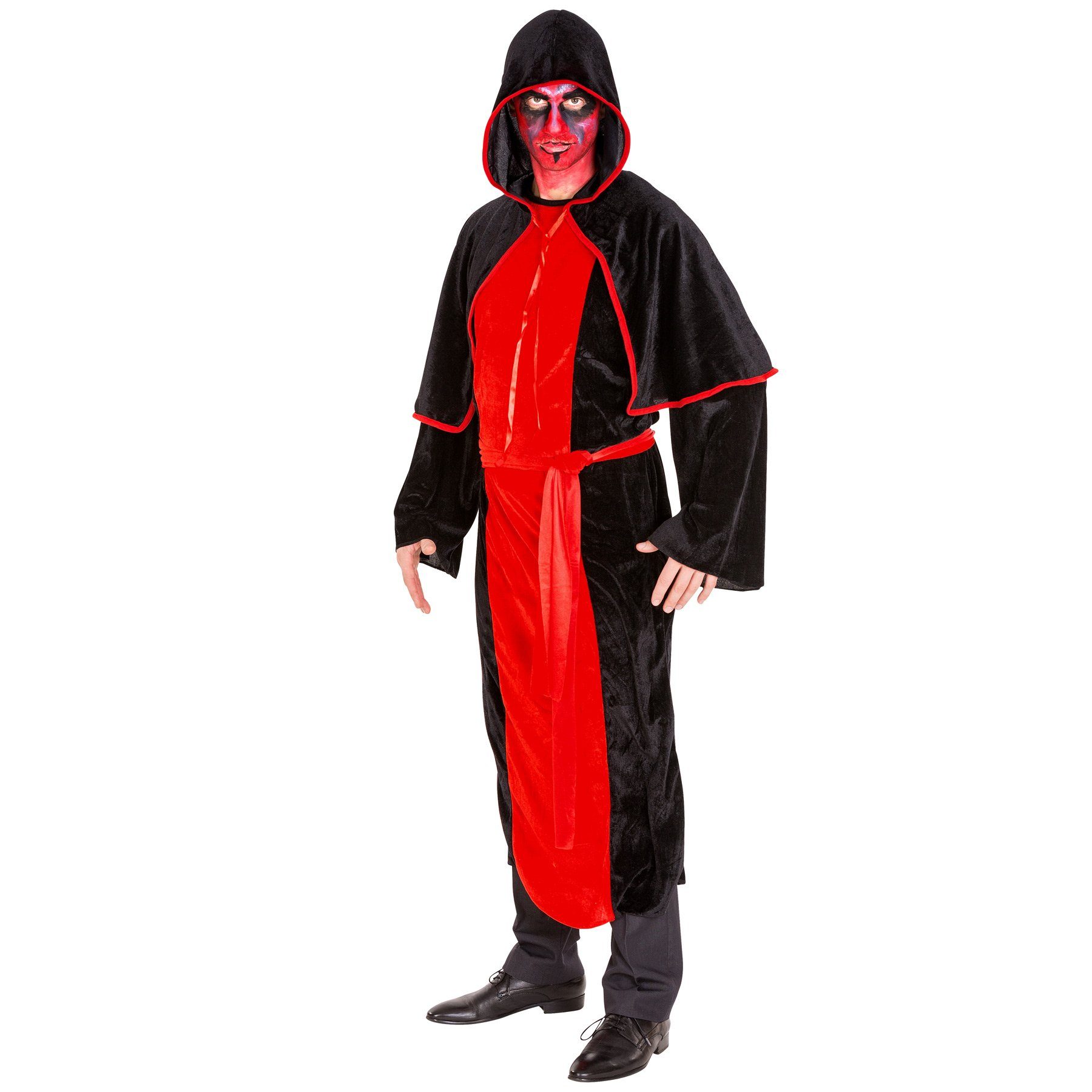 dressforfun Vampir-Kostüm Herrenkostüm Vampir, Langes Gewand