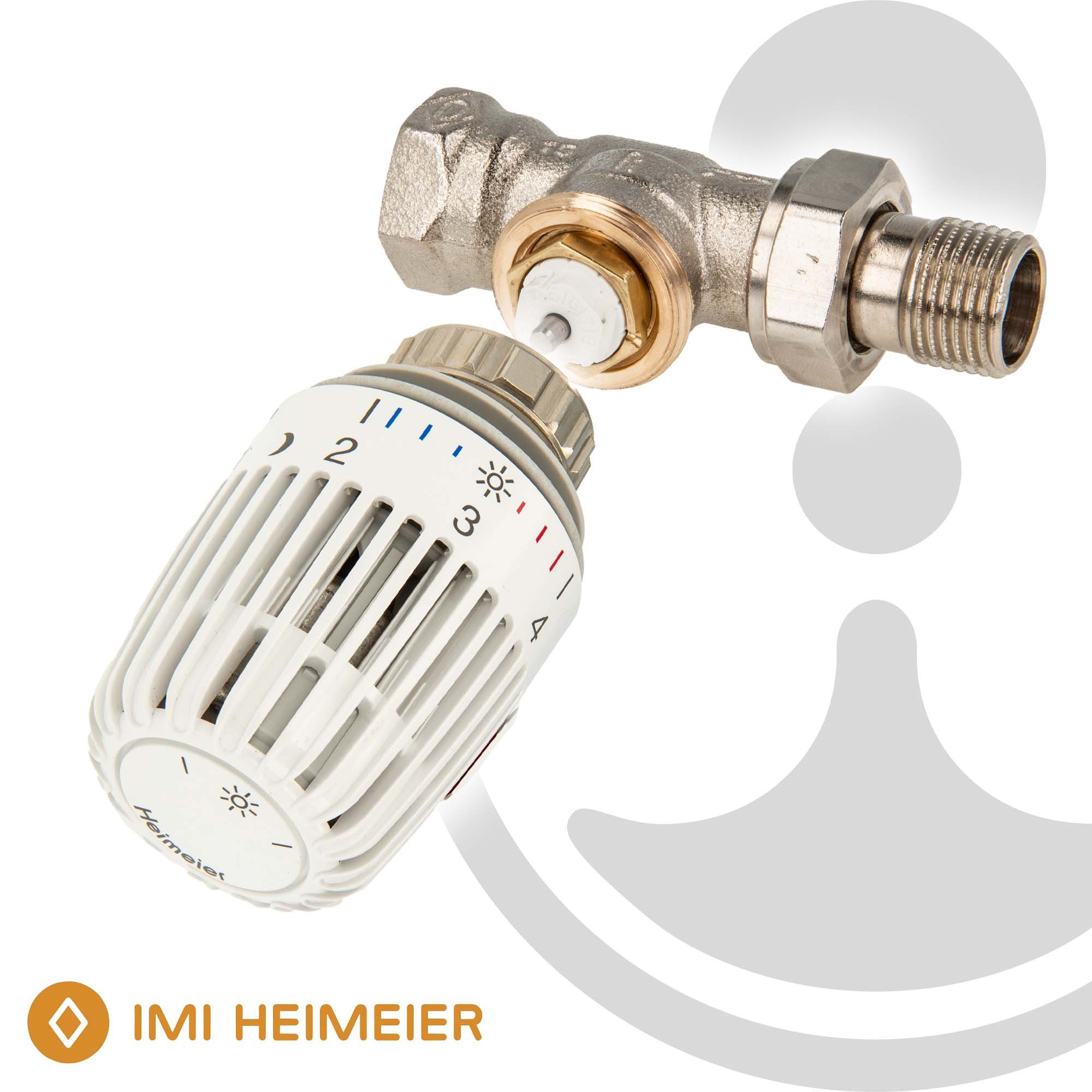 tecuro Heizkörperthermostat Kombi-Set Thermostatkopf K und günstig online kaufen