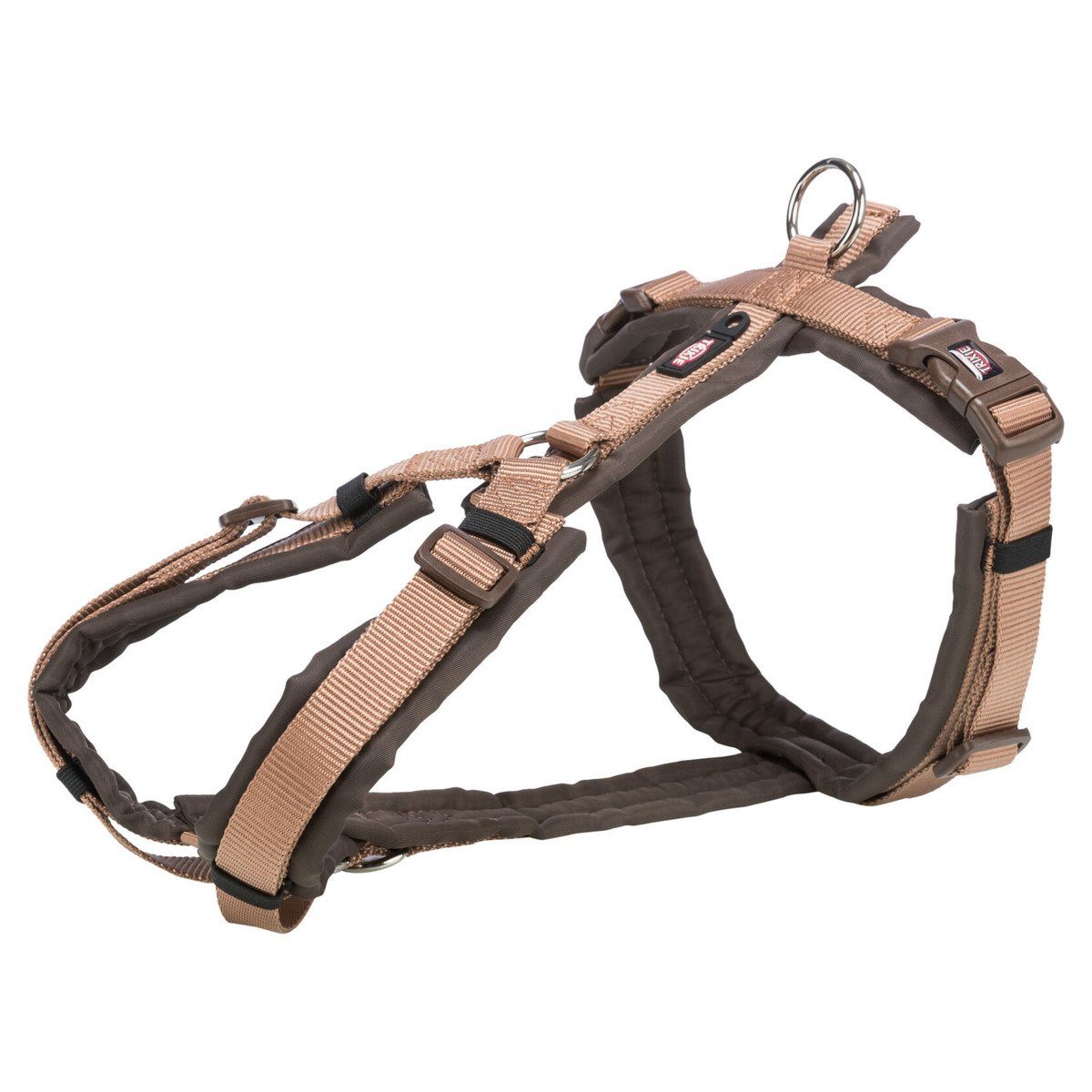 TRIXIE Hunde-Geschirr Premium Trekking Geschirr karamell/haselnuss günstig online kaufen