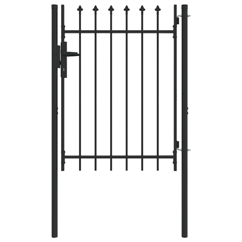vidaXL Gartentor Zauntor Grau 100 x günstig online kaufen