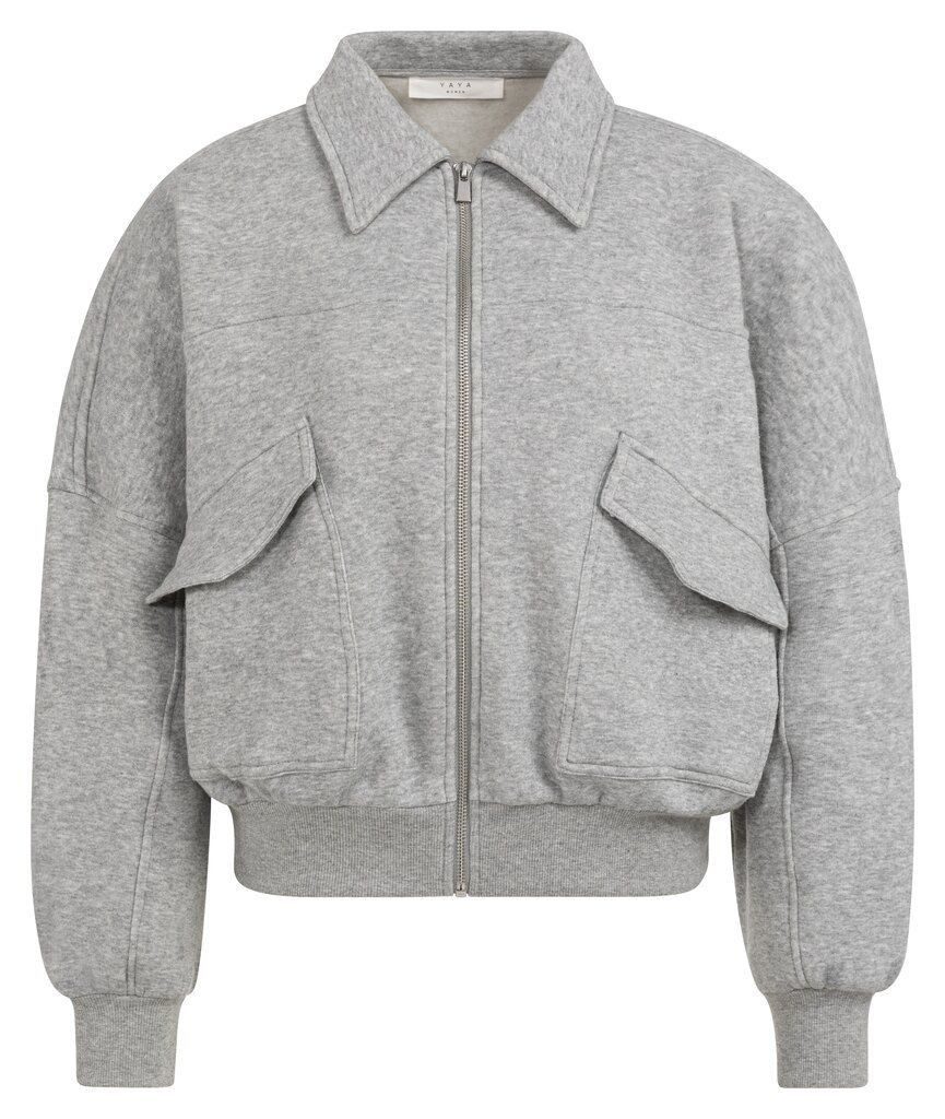 YAYA Outdoorjacke Sweatjacke mit Taschen günstig online kaufen