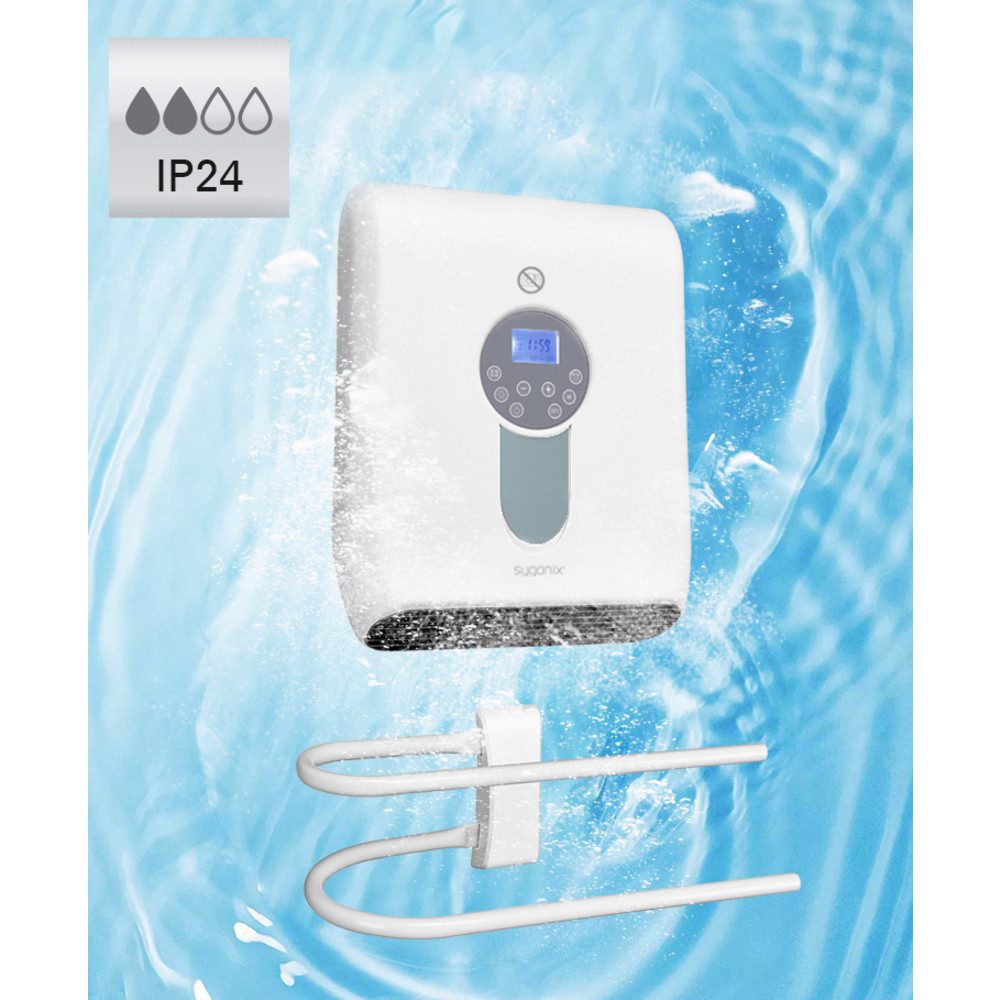 Sygonix Heizgerät Sygonix SY-5050590 Bad-Schnellheizer WM-FHSq-W002 Weiß