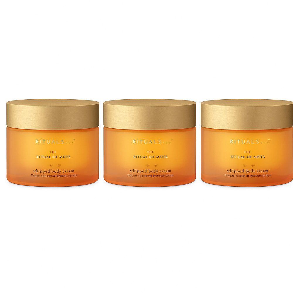 Rituals Körpercreme Rituals Mehr Whipped Body Cream 3er Set, 1-tlg., Vorrats-Set mit drei Whipped Body Creams im Refill-Glas
