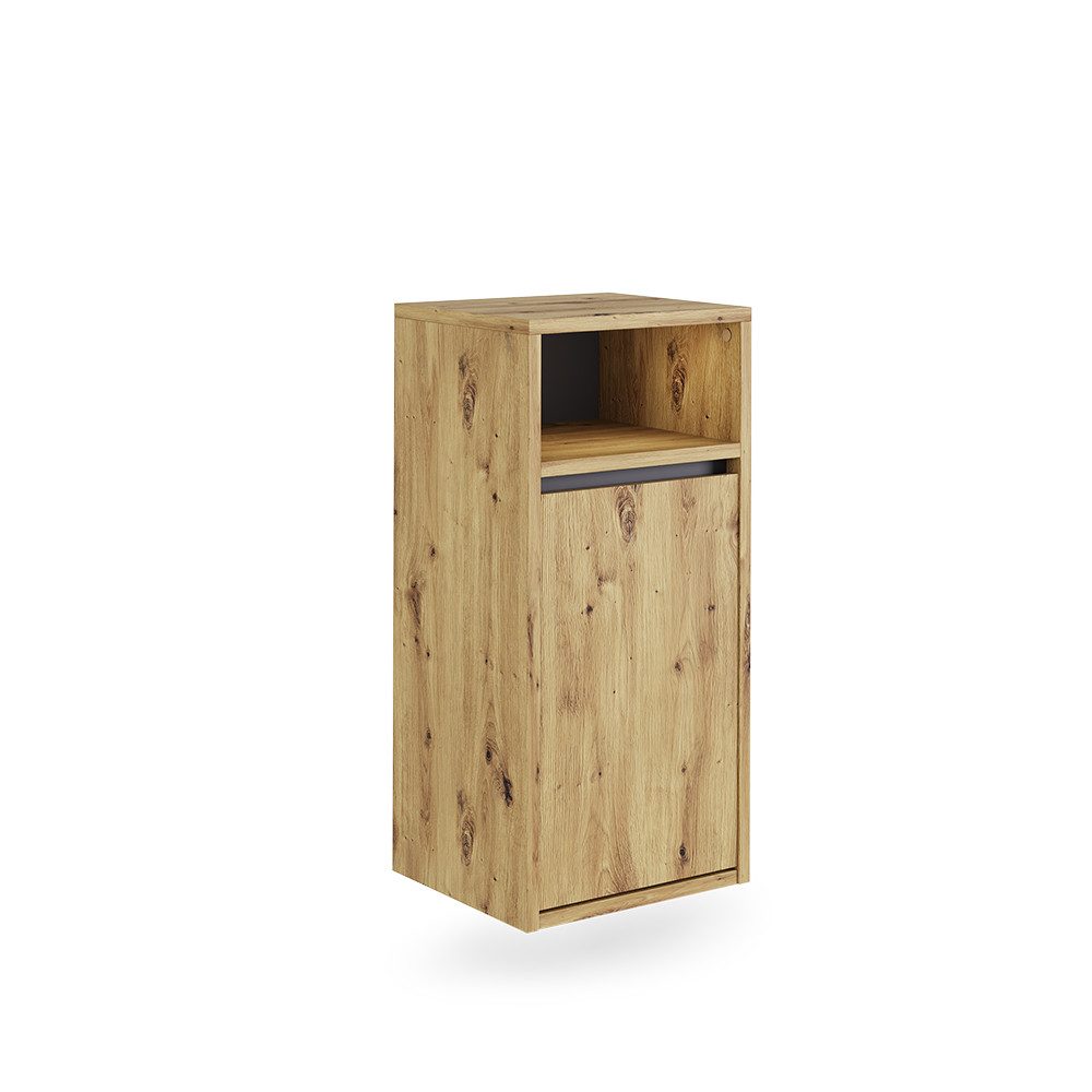 Vicco Wäscheschrank Viola, Artisan/Grau, 38 x günstig online kaufen