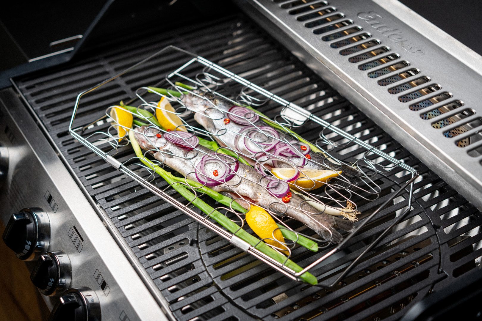 Enders® Grillrost Fisch- und Bratenhalter