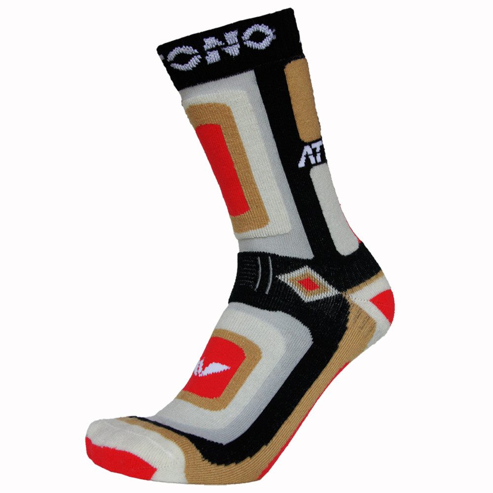 ATTONO Skisocken Kinder & Damen Snowboardsocken 4 Paar: Skisocken Thermo, Größe 36-38