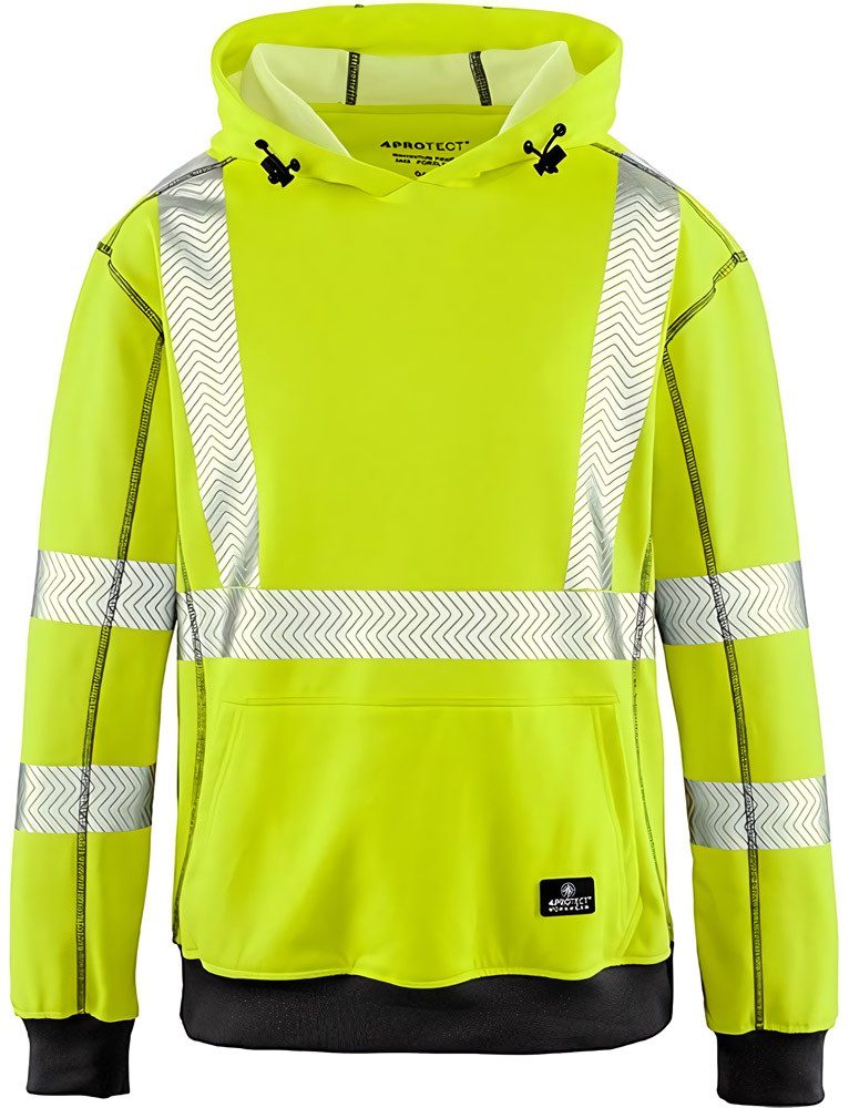 4PROTECT Warnschutz-Shirt Warnschutz Hoodie Portland