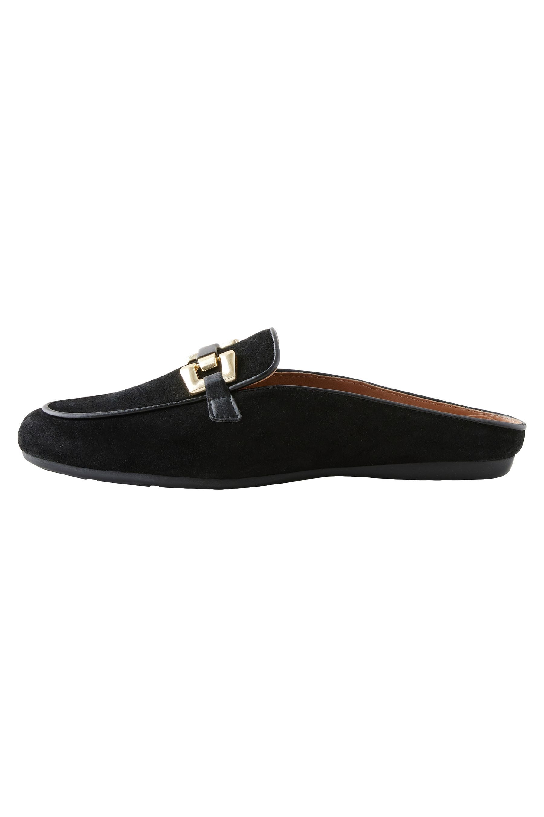 Next Forever Comfort® Leder-Loafer mit Metalldetail Mules (1-tlg) günstig online kaufen