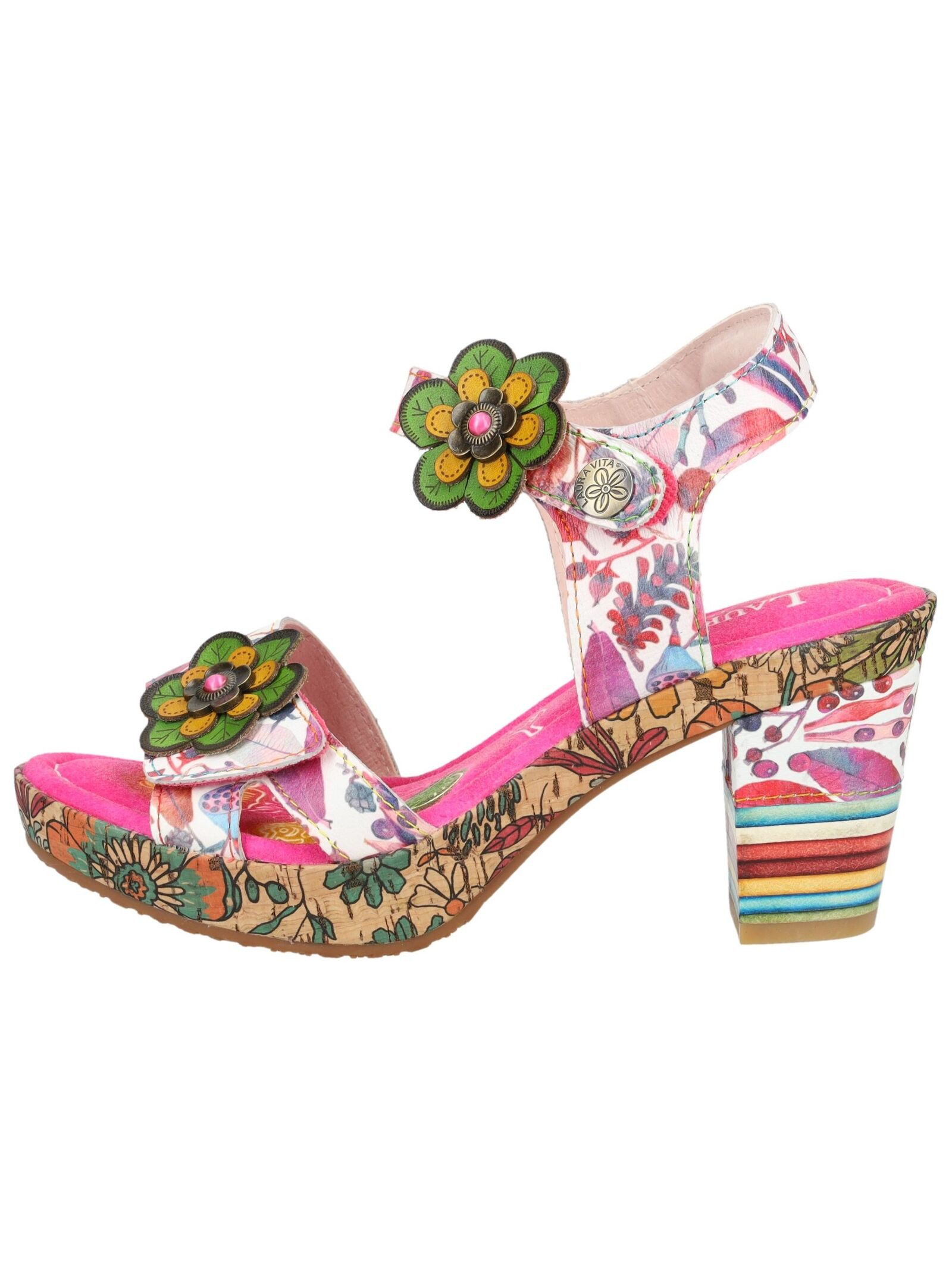 LAURA VITA LAURA VITA Sandalen Leder High-Heel-Sandalette günstig online kaufen
